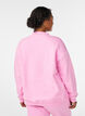 Sweatshirt mit hohem Kragen und langen Ärmeln, Pink, Model image number 2