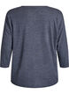Bluse aus Jersey mit 3/4-&Auml;rmeln, Grau, Packshot image number 1