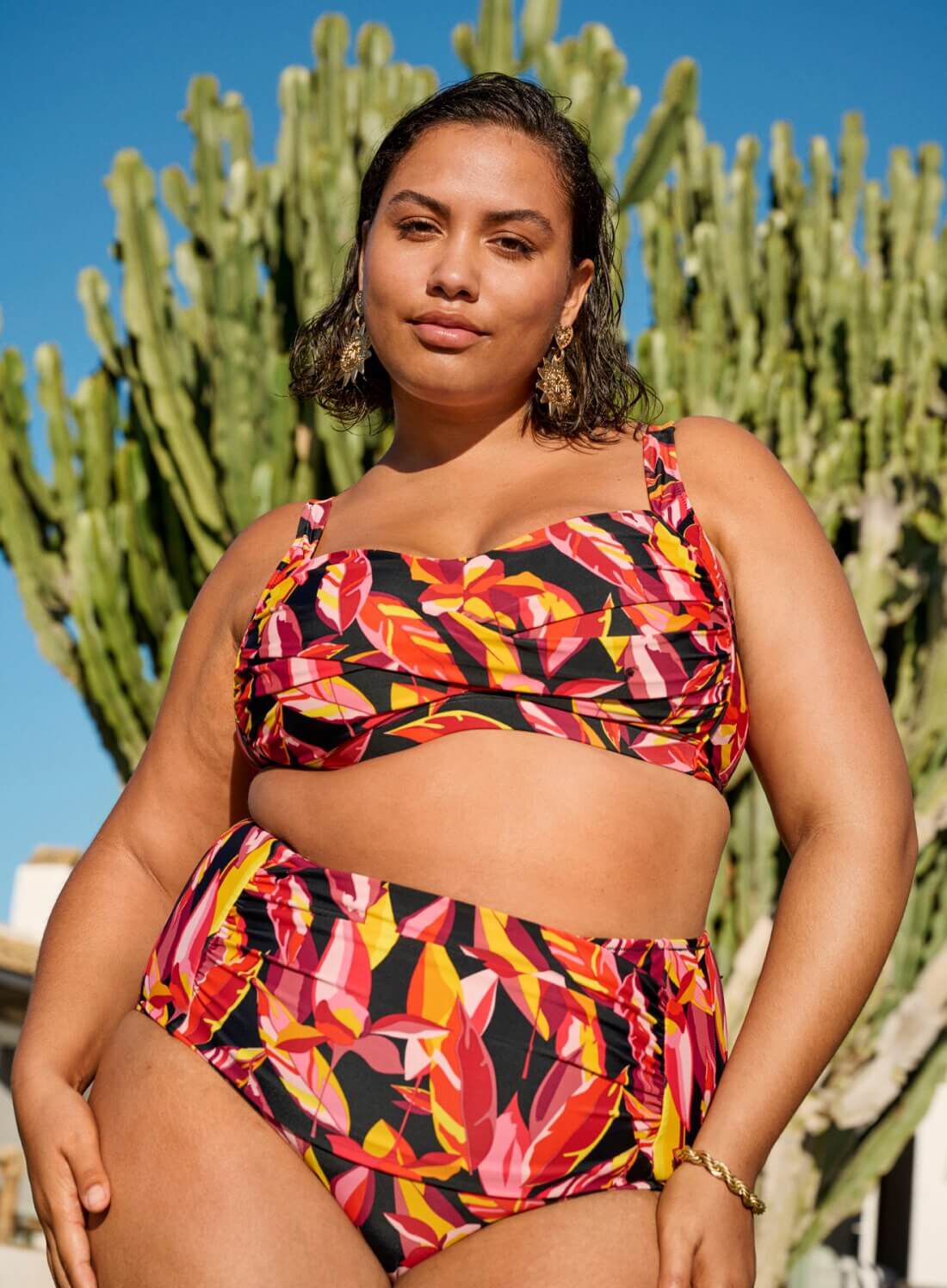 ZizziBikiniset mit Bl&auml;ttern, , Model