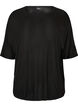 Lockeres T-Shirt aus Viskose-Jersey, Schwarz, Packshot image number 0