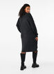 Strickkleid mit Rollkragen, Grau, Model image number 2
