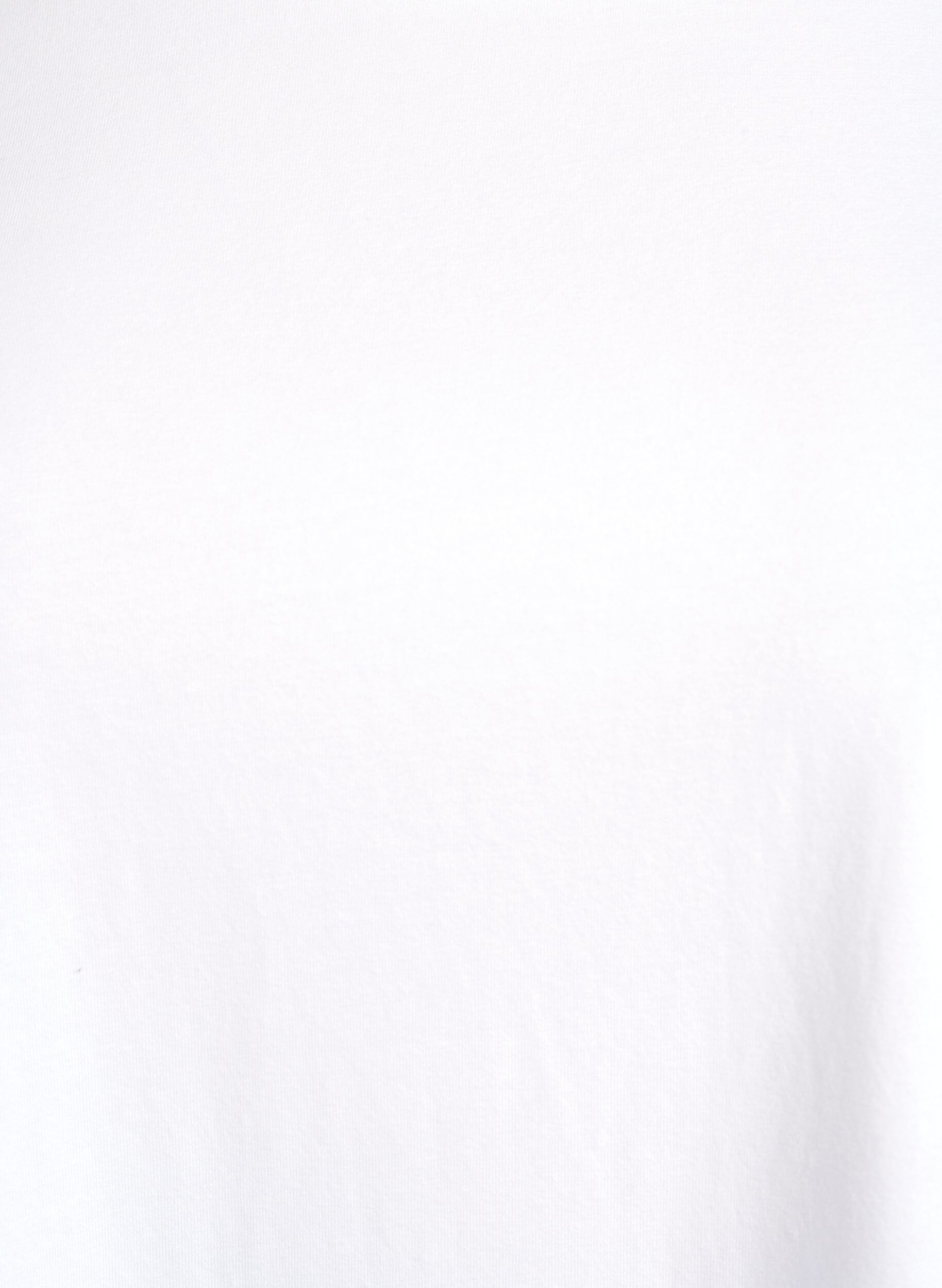 ZizziBasic Top aus Jersey mit langen &Auml;rmeln, Wei&szlig;, Packshot image number 2