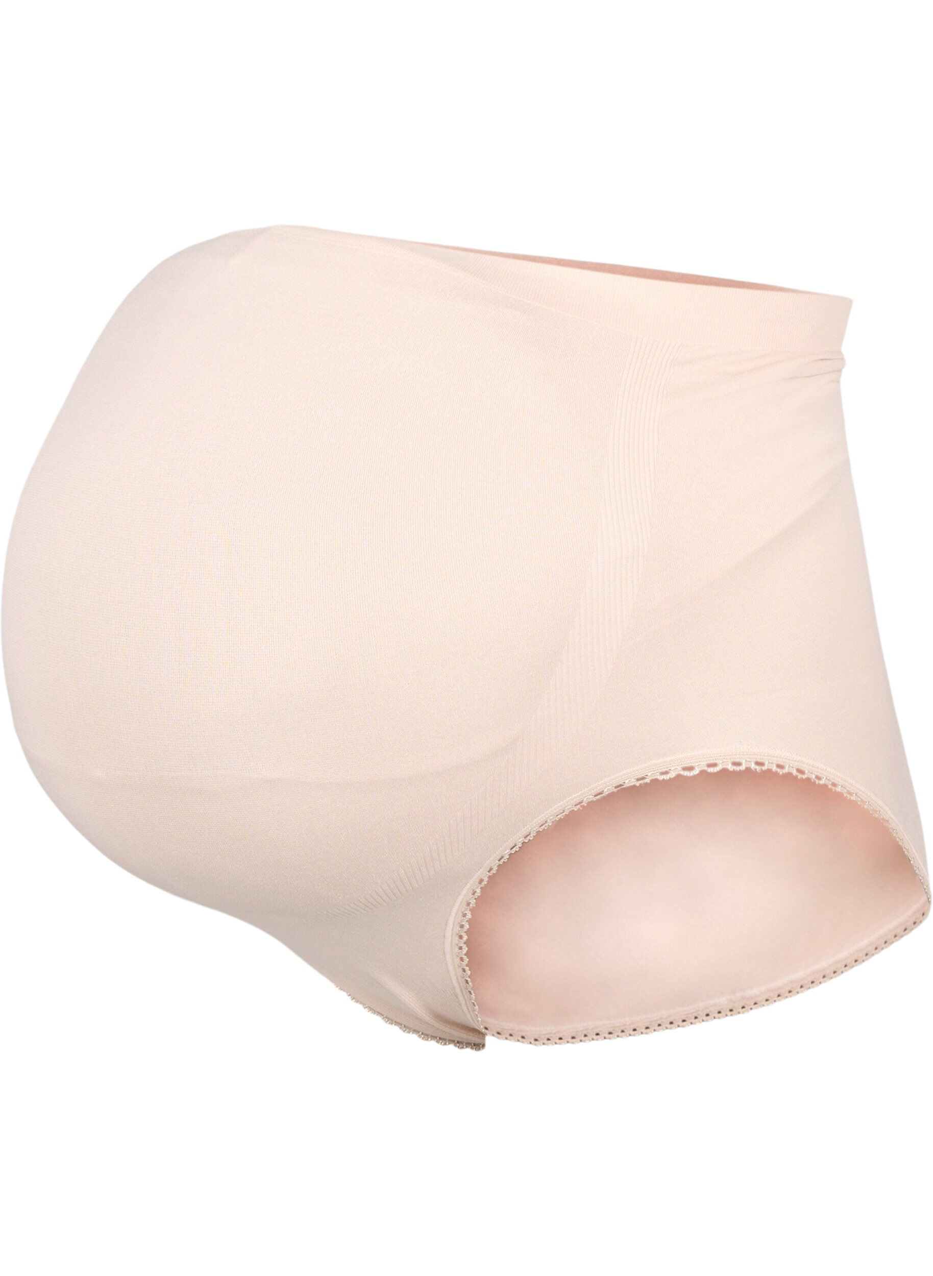 ZizziNahtlose Umstandsunterhose, Beige, Packshot image number 0
