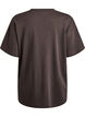 Oversized T-Shirt aus Sweat, Braun, Packshot image number 1