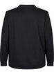 Sweatshirt mit Rundhalsausschnitt, Schwarz, Packshot image number 1