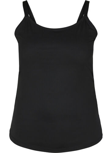 Light Shapewear Top mit verstellbaren Trägern, Black, Packshot image number 0