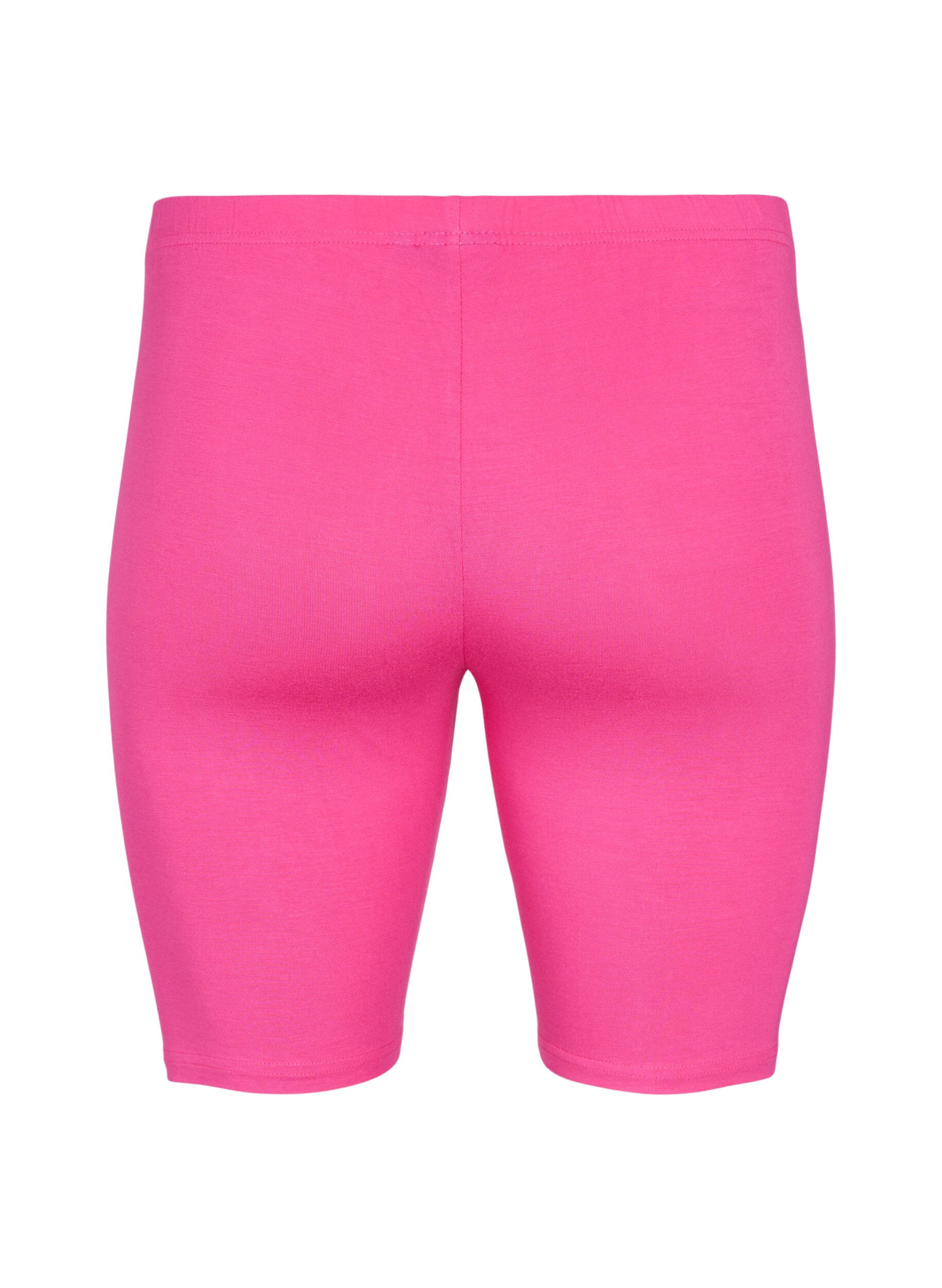 ZizziEinfarbige Basic Radlershorts, Pink, Packshot image number 1