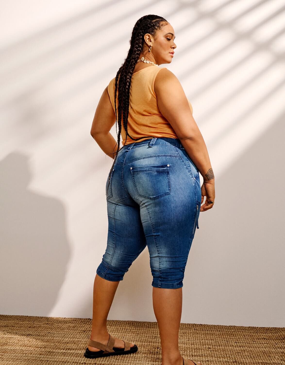 3/4-Jeans in großen Größen für Damen (40-64) - Zizzi