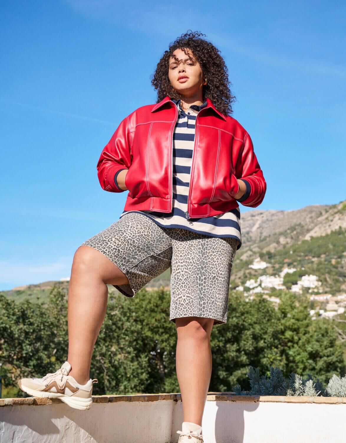 Blaue Fr&uuml;hlingsjacken