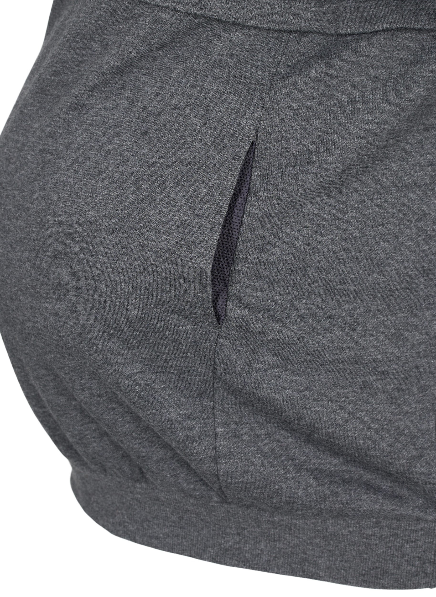 Schwangerschafts-Sweatshirt mit Stillfunktion, Dark Grey Melange, Packshot image number 3