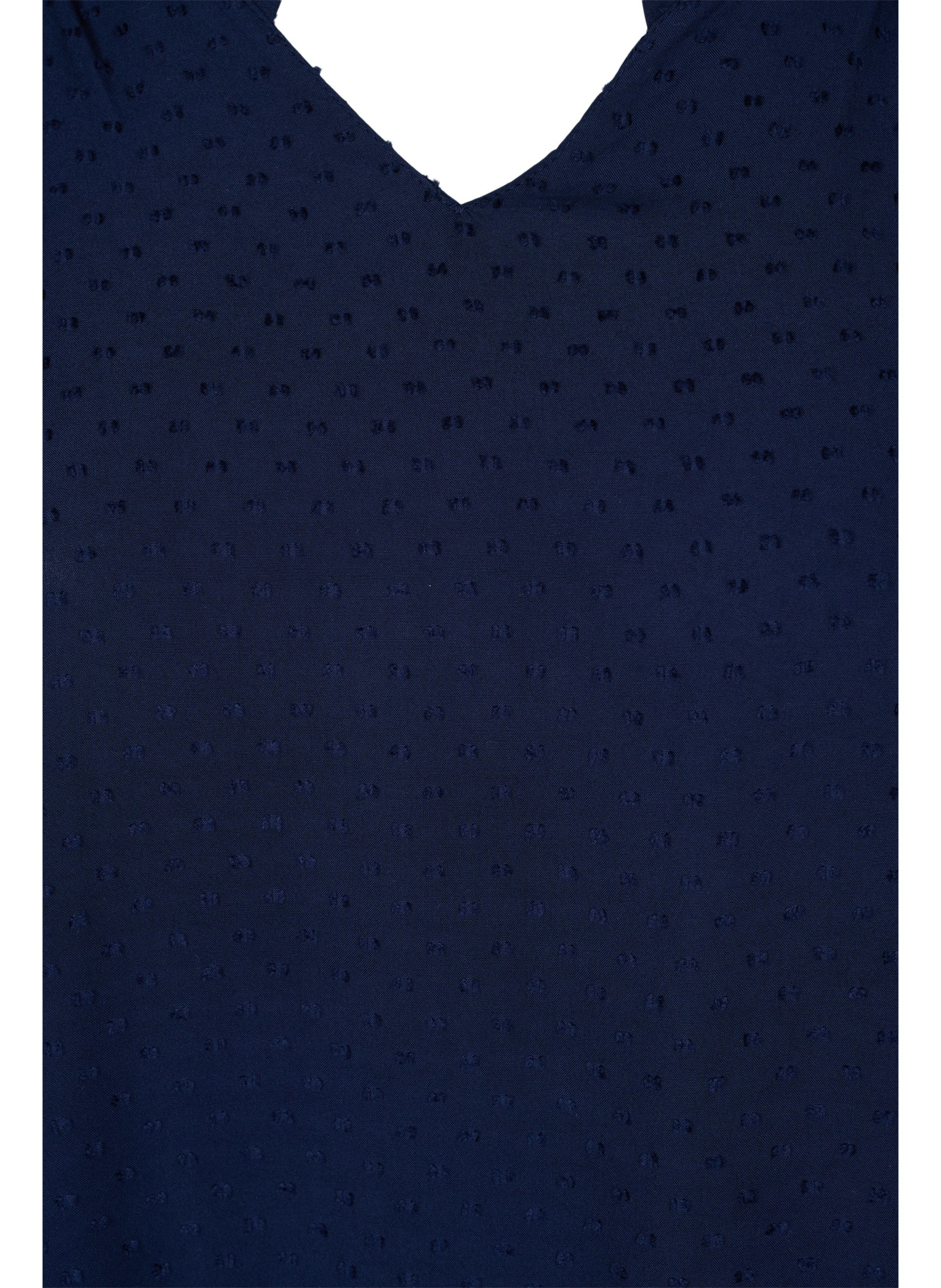 Langärmelige Bluse mit Smock- und Rüschendetails, Navy Blazer, Packshot image number 2