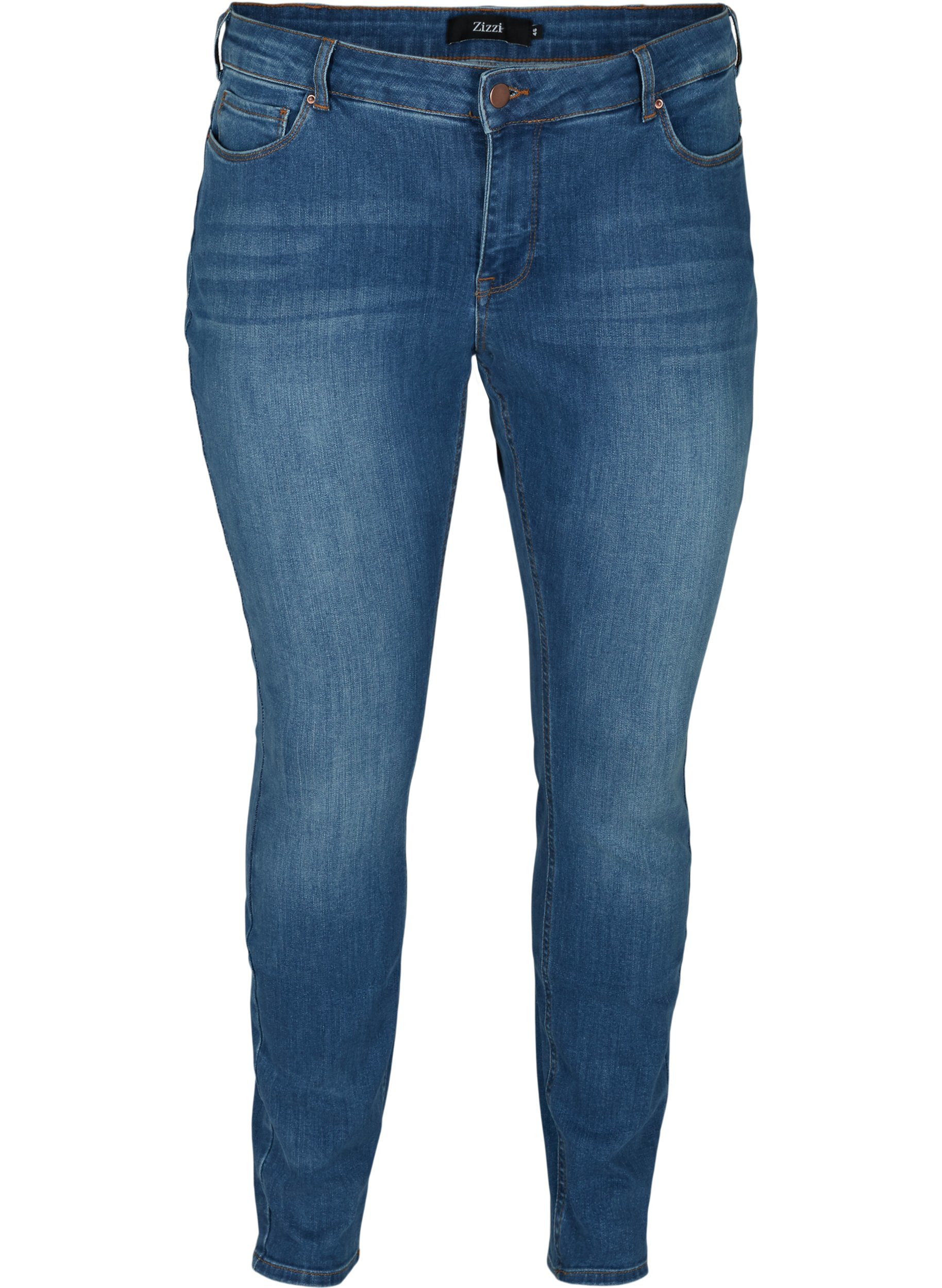 Extra Slim Sanna Jeans, Blue denim, Packshot image number 0