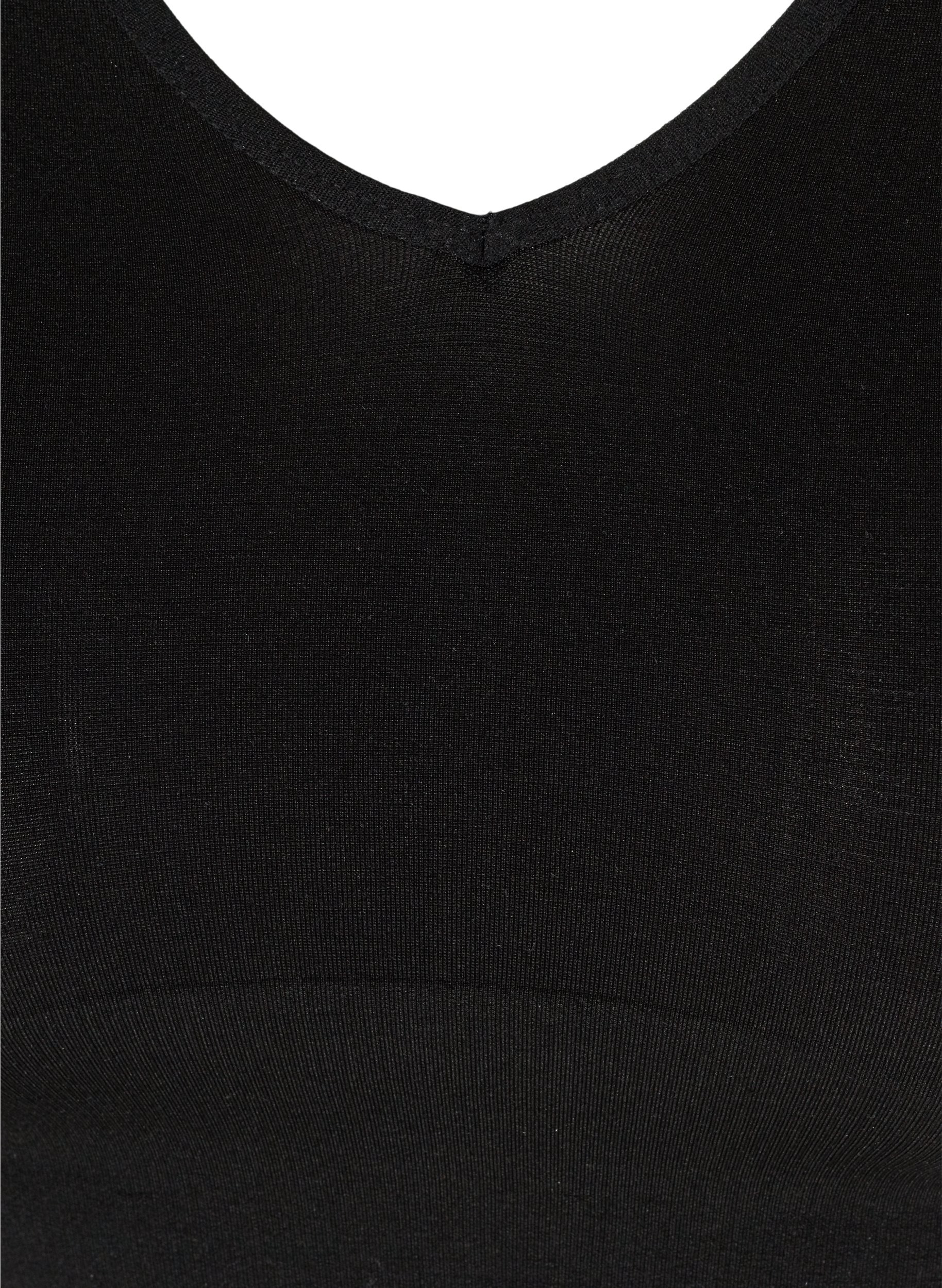 BH ohne Bügel mit V-Ausschnitt, Black, Packshot image number 2