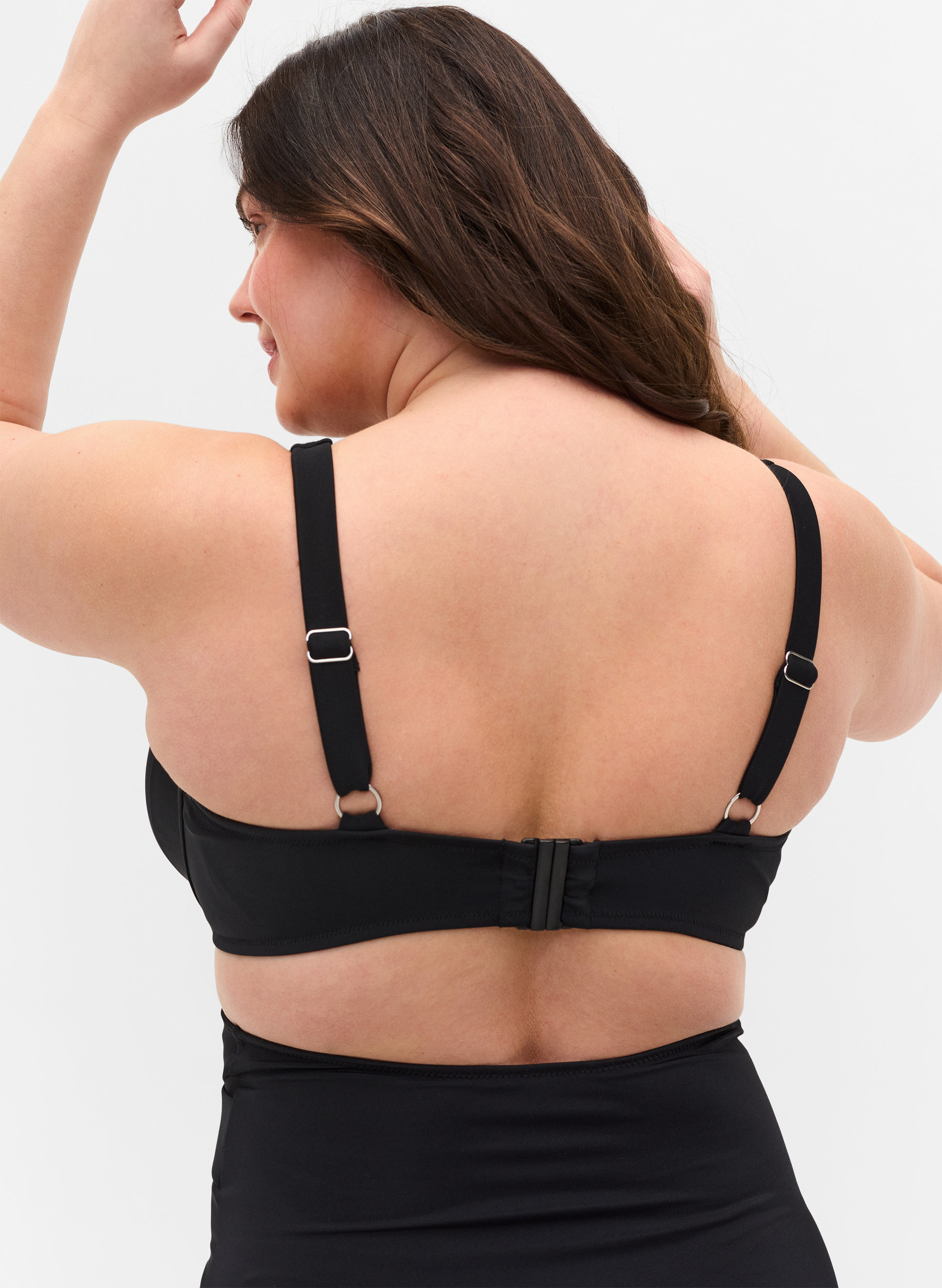 Bikini-BH mit Bügel, Black, Model
