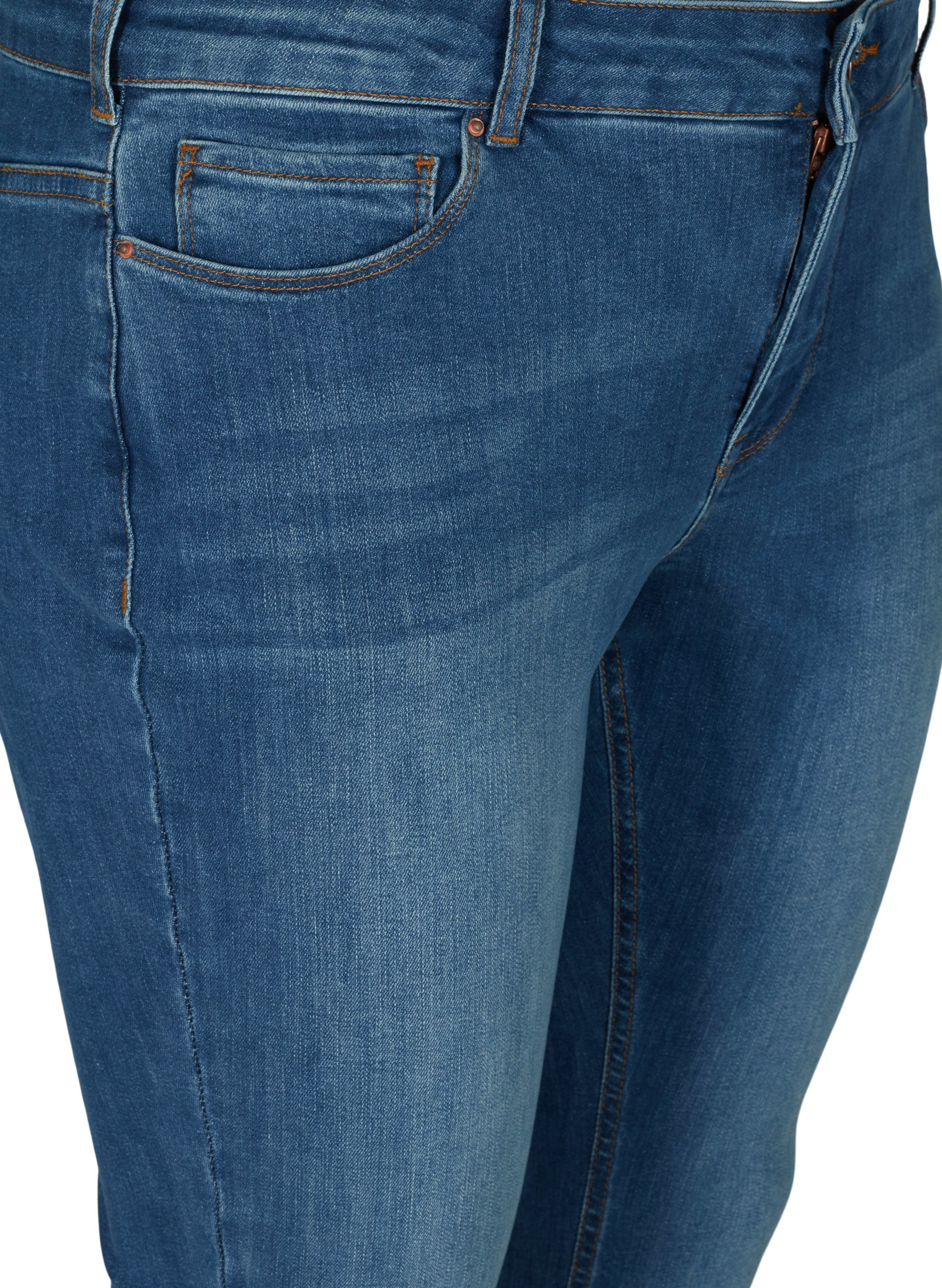 Extra Slim Sanna Jeans, Blue denim, Packshot image number 2