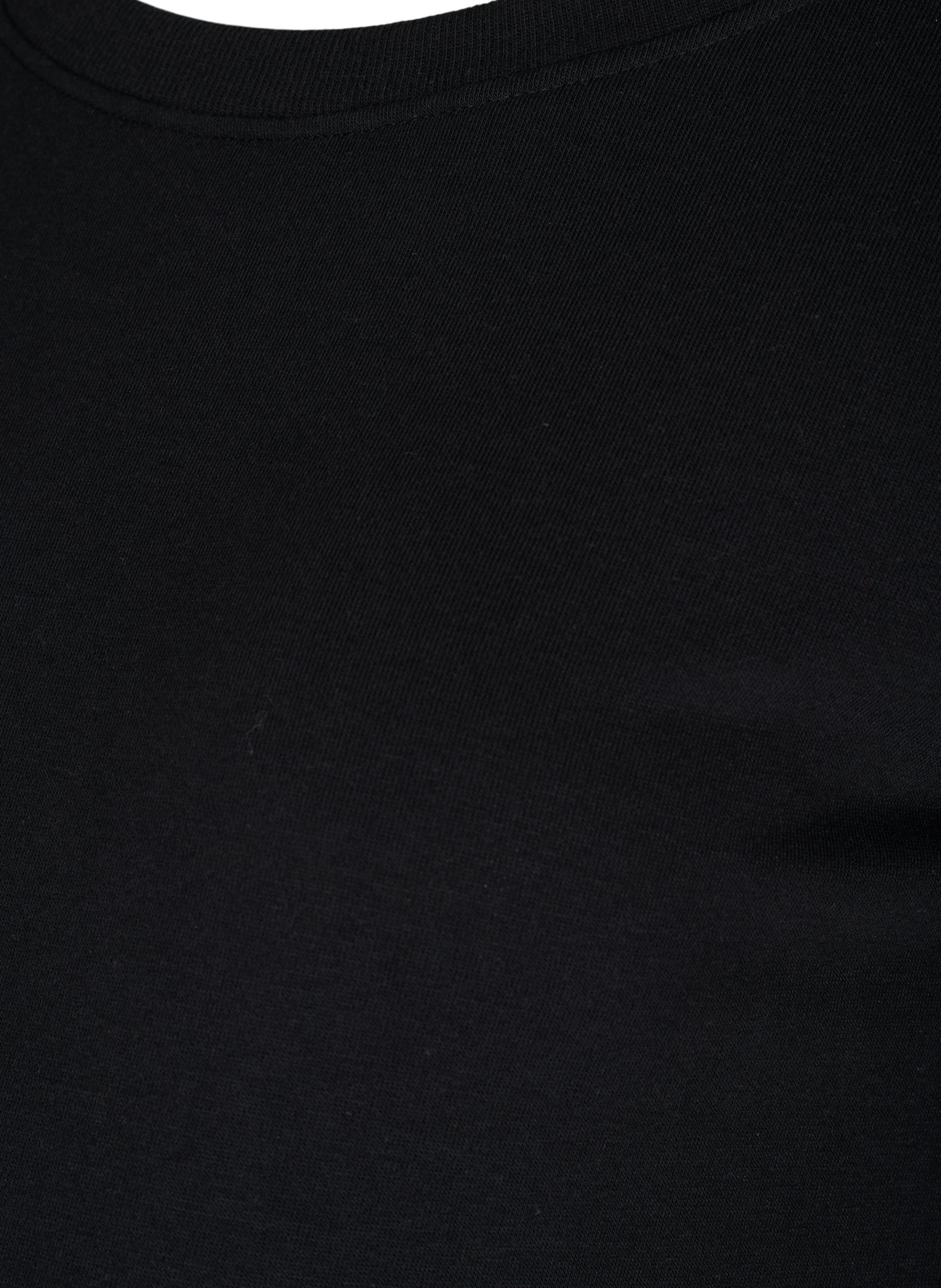 Schwangerschafts-Sweatshirt mit Rippbündchen, Black, Packshot image number 2