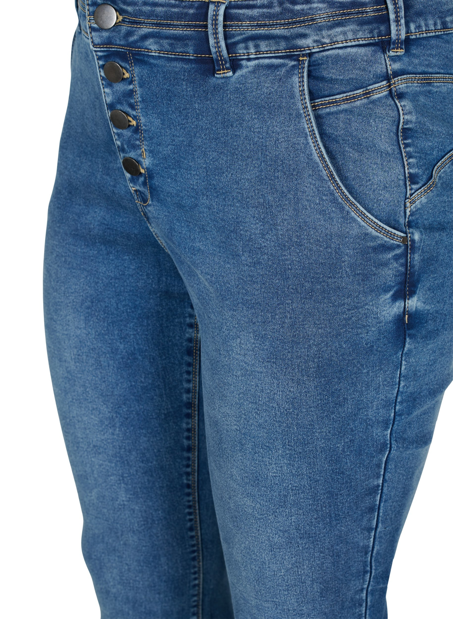 Extra Slim Sanna Jeans, Blue denim, Packshot image number 2