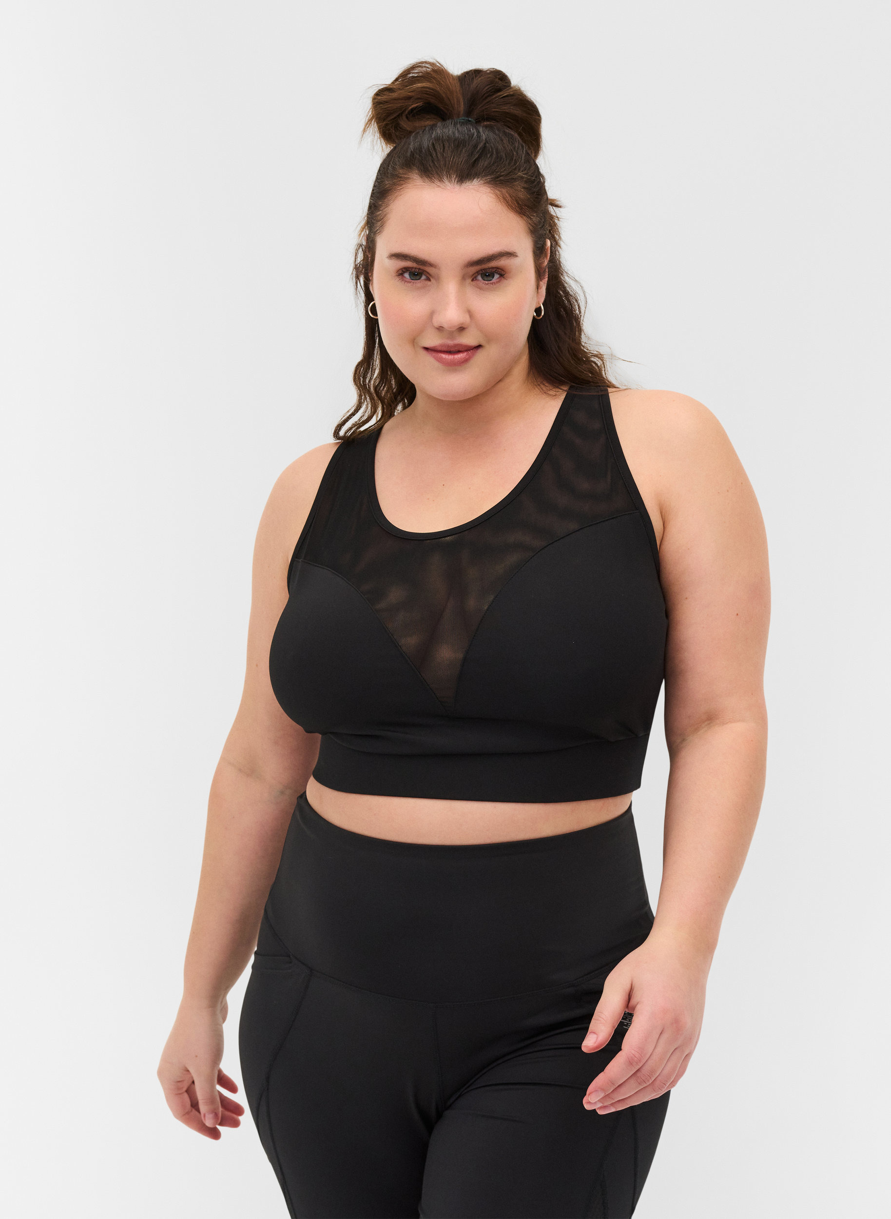 Sport-BH mit Mesh, Black, Model