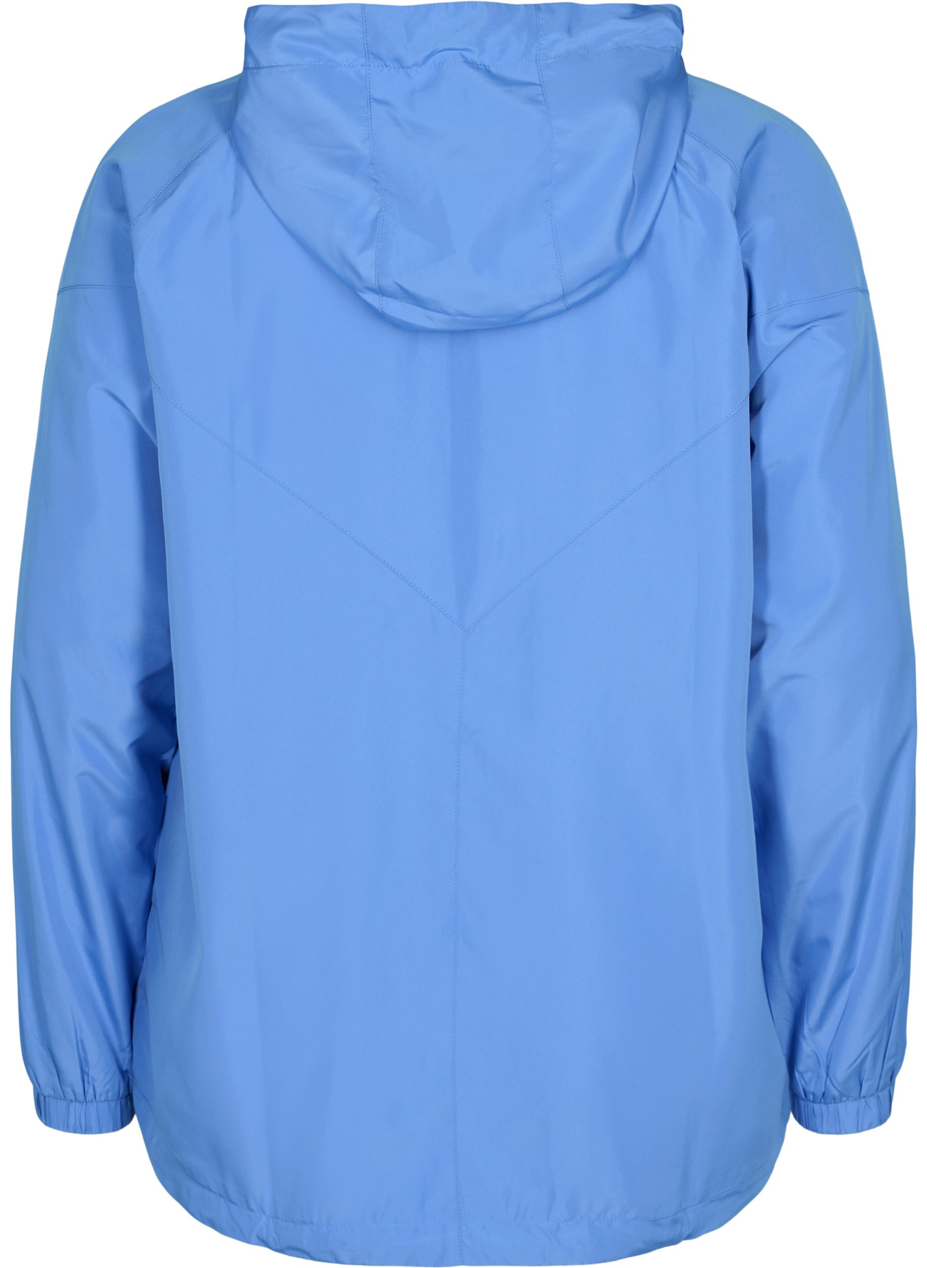 Kurze Jacke mit Kapuze und verstellbarem Saum, Ultramarine, Packshot image number 1