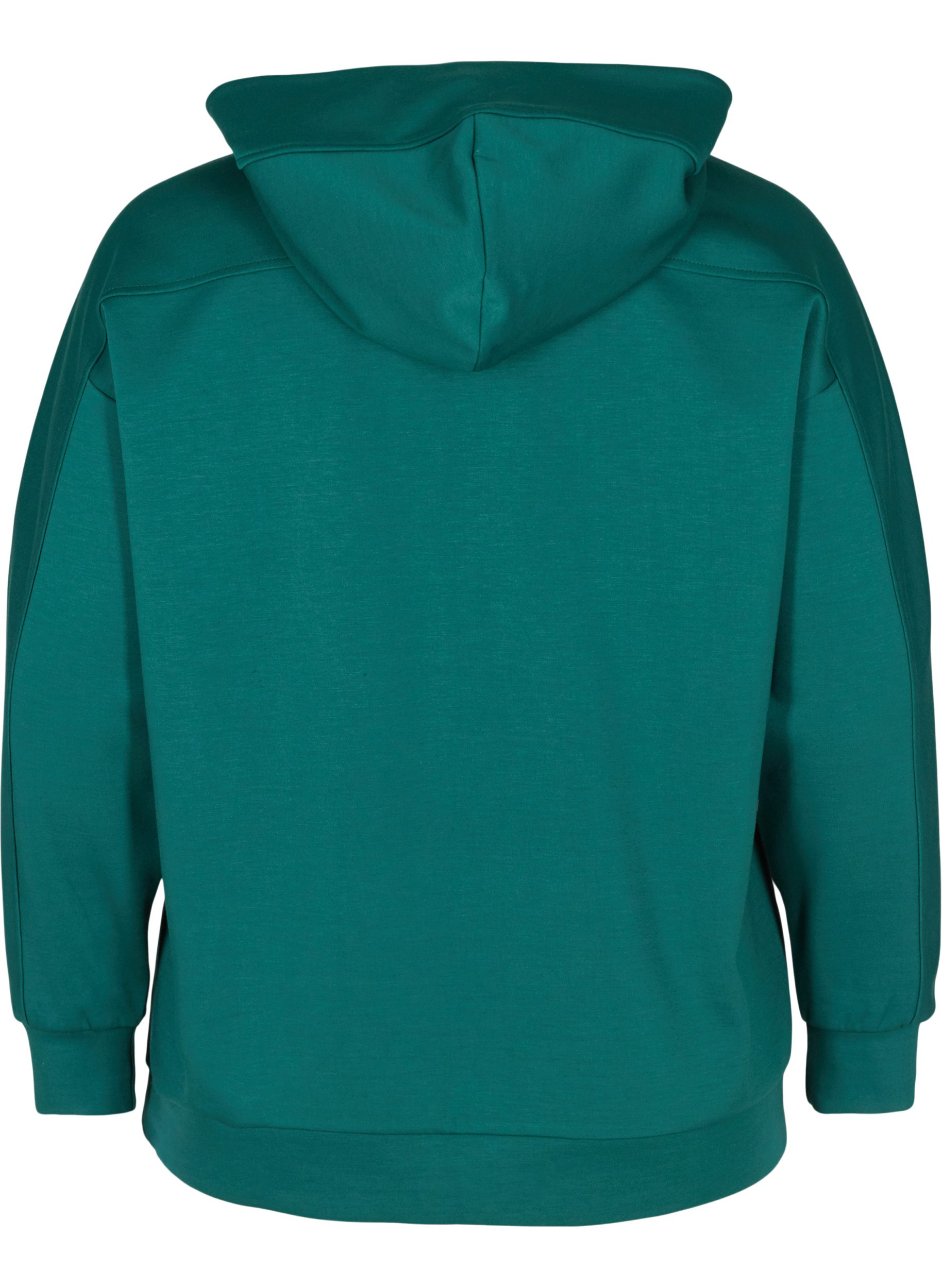Lockeres Sweatshirt mit Kapuze, Deep Teal, Packshot image number 1