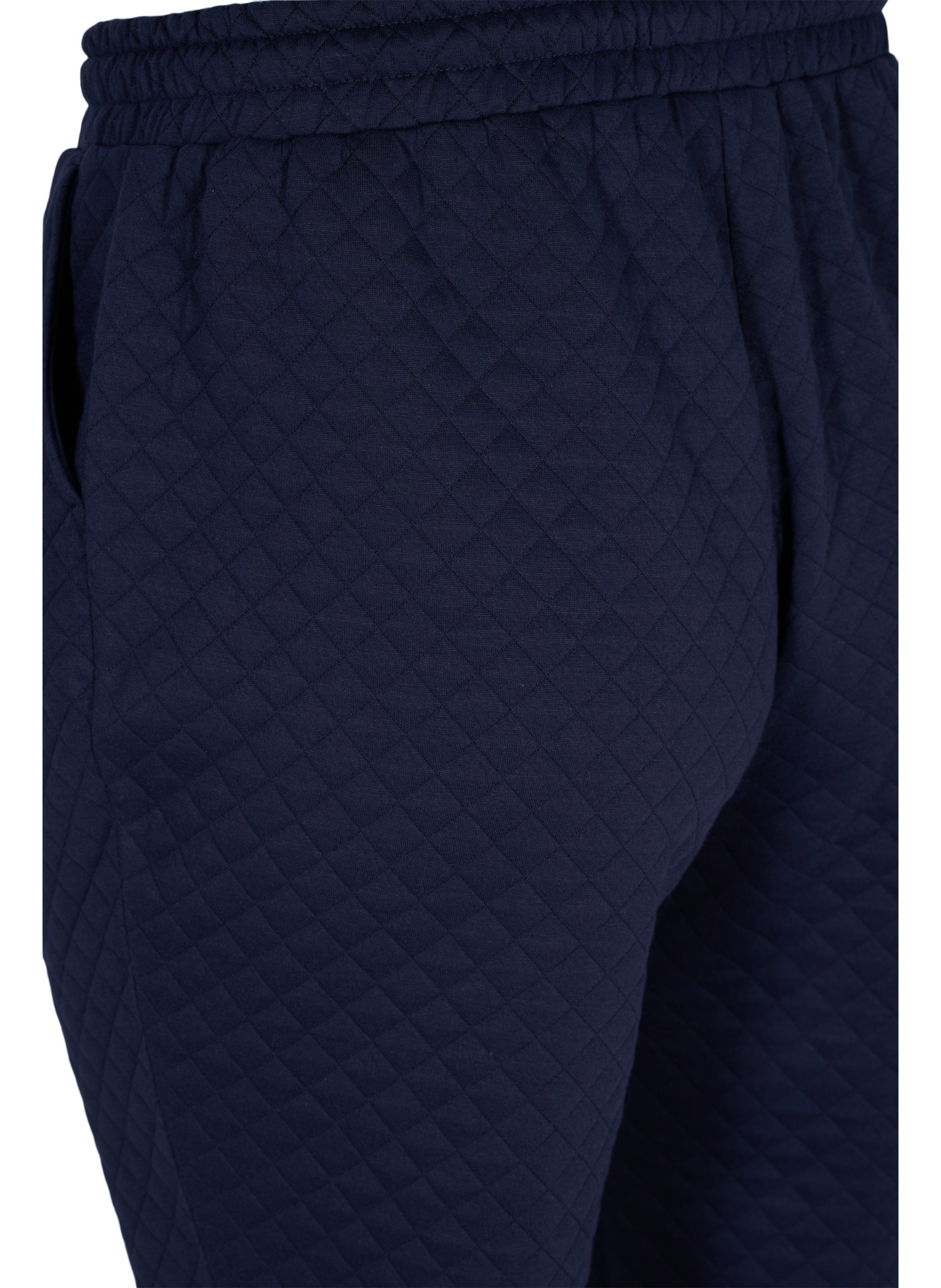 Sweatpants mit Steppmuster, Navy Blazer, Packshot image number 3
