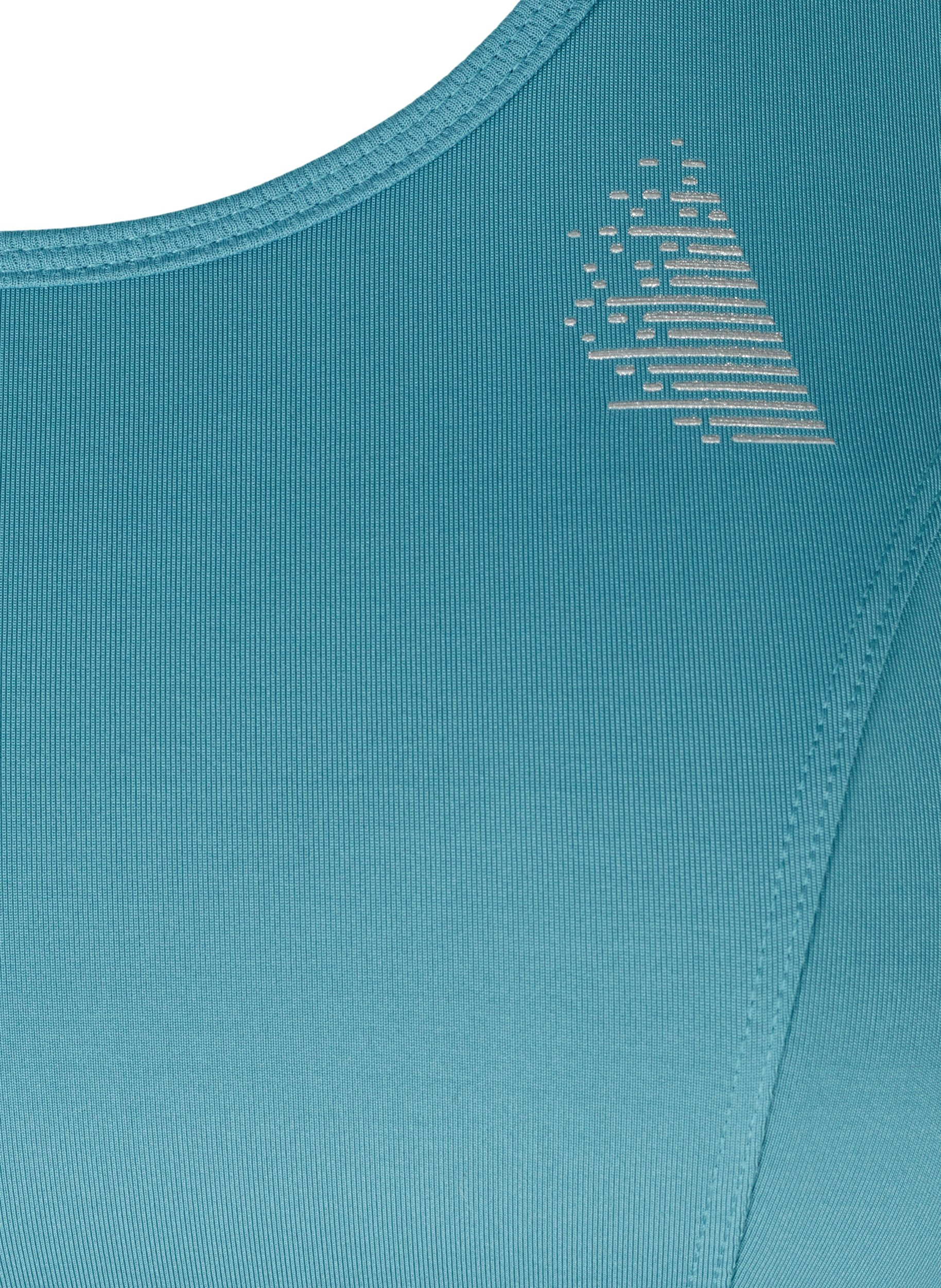 Sporttop mit Rückendetails, Storm Blue, Packshot image number 2