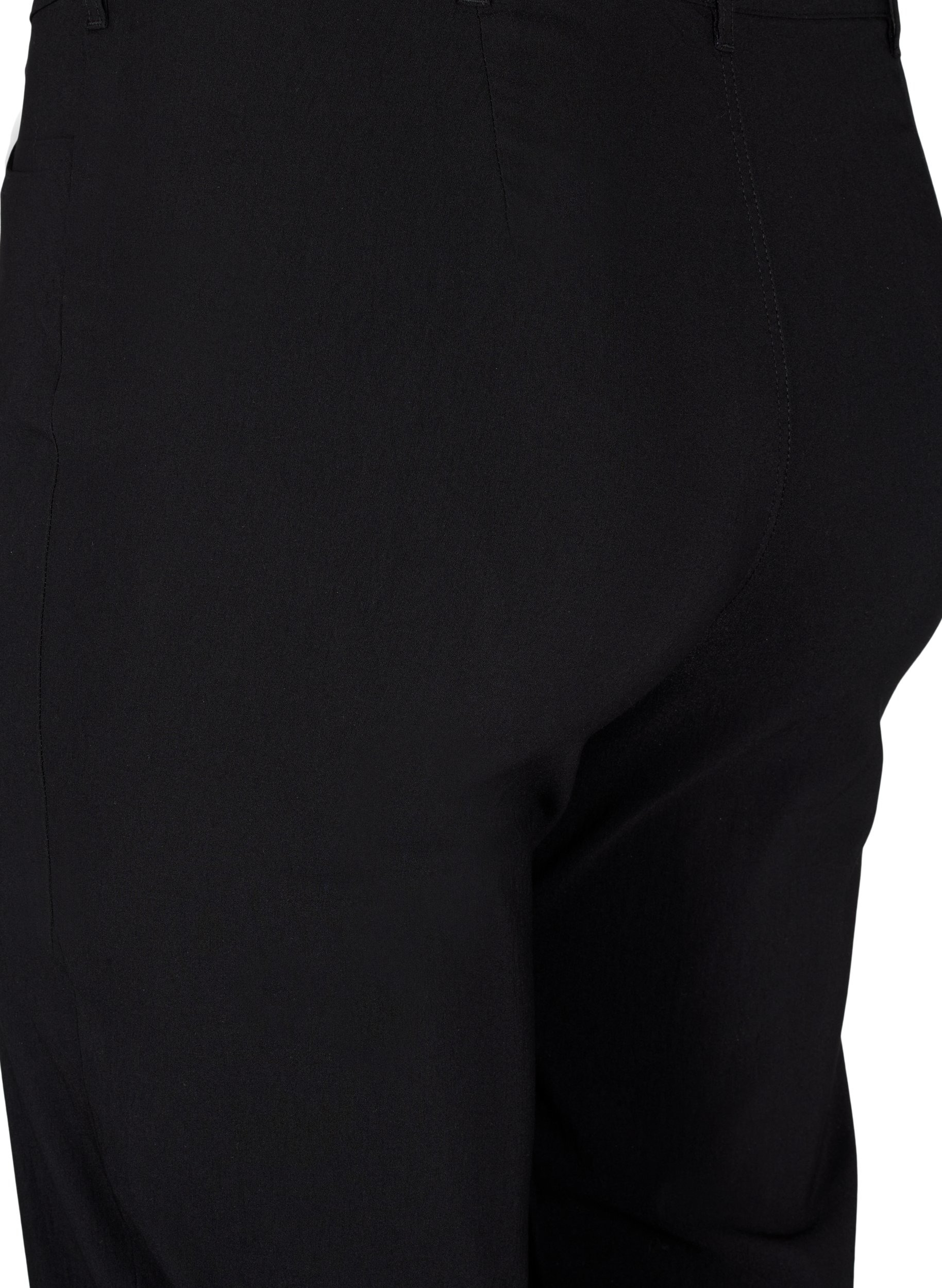 Klassische Hose aus Viskosemischung, Black, Packshot image number 3