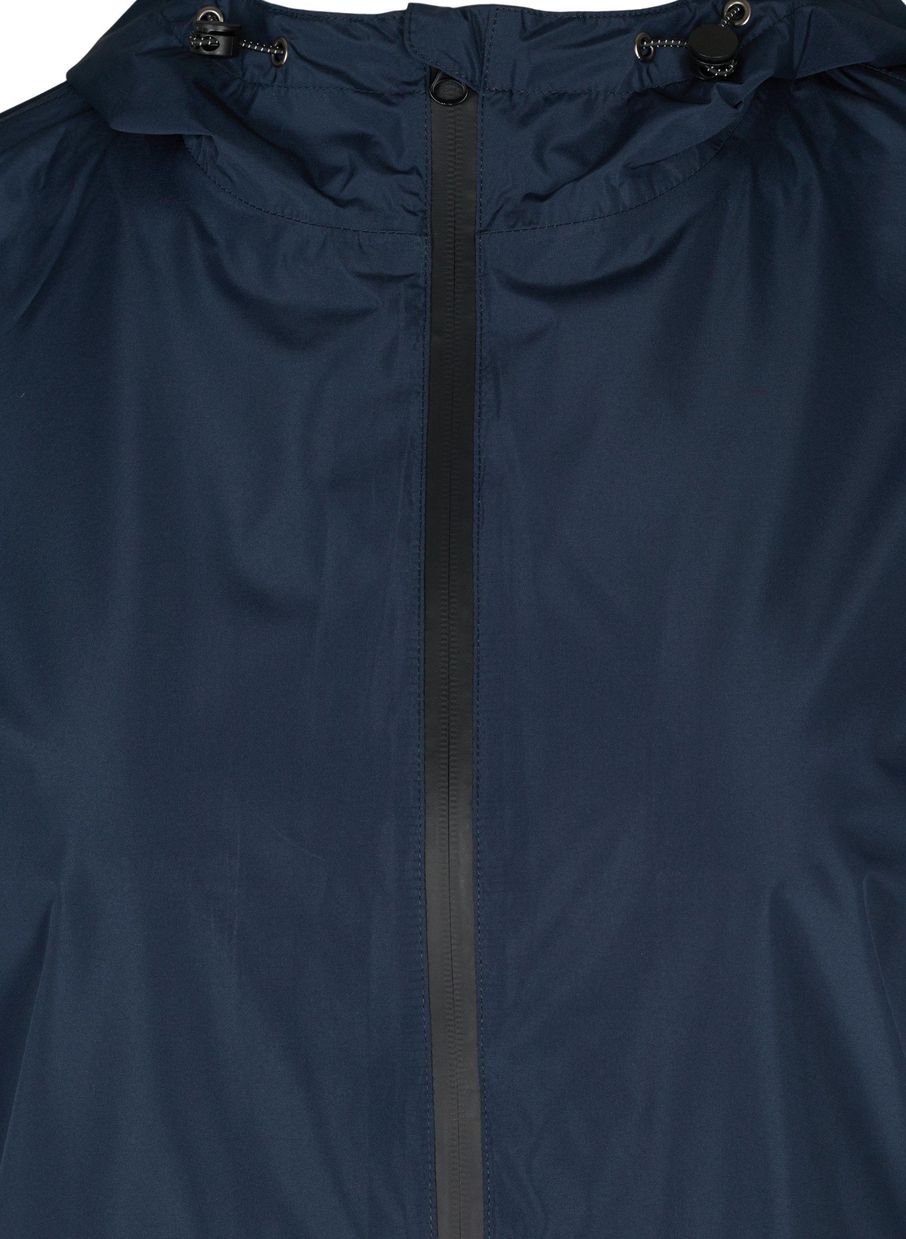Regenjacke mit verstellbarem Saum und Kapuze, Navy Blazer, Packshot image number 2