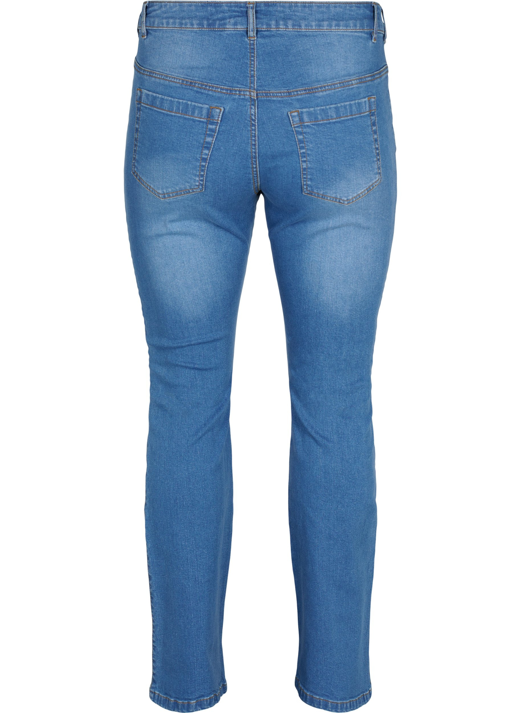 Hochtaillierte Ellen Bootcut Jeans, Light blue, Packshot image number 1