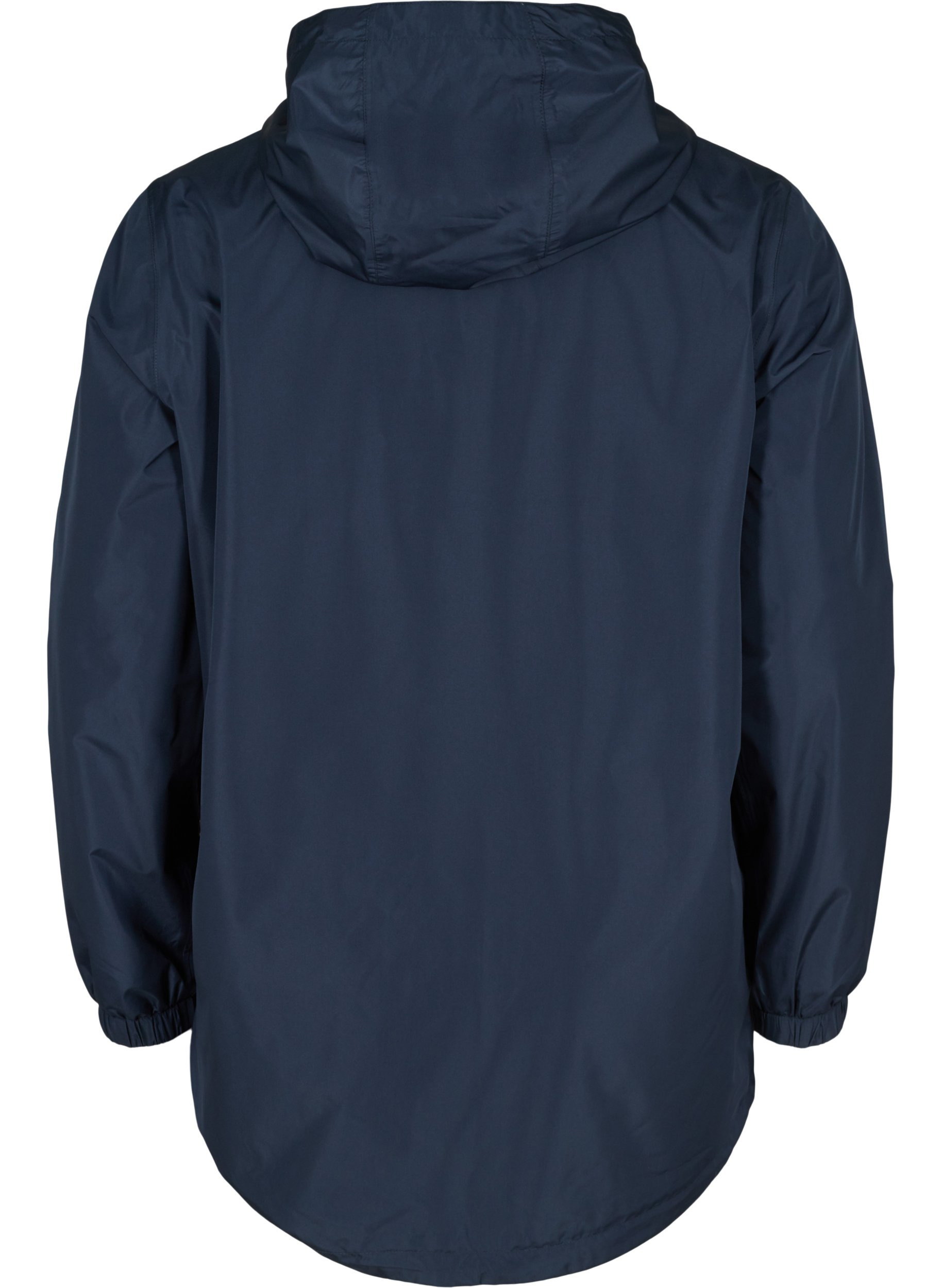Regenjacke mit verstellbarem Saum und Kapuze, Navy Blazer, Packshot image number 1