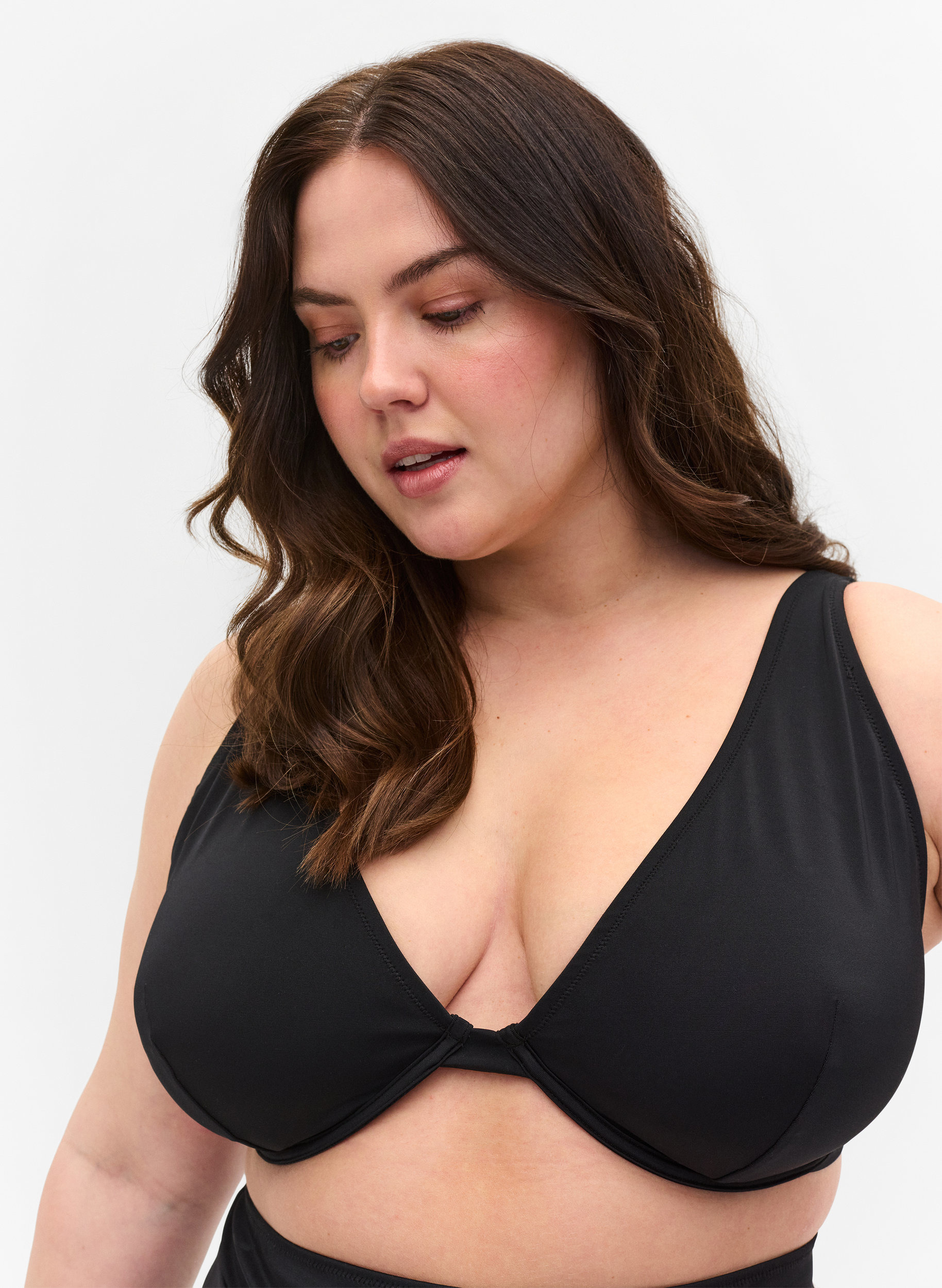 Bikini-BH mit Bügel, Black, Model