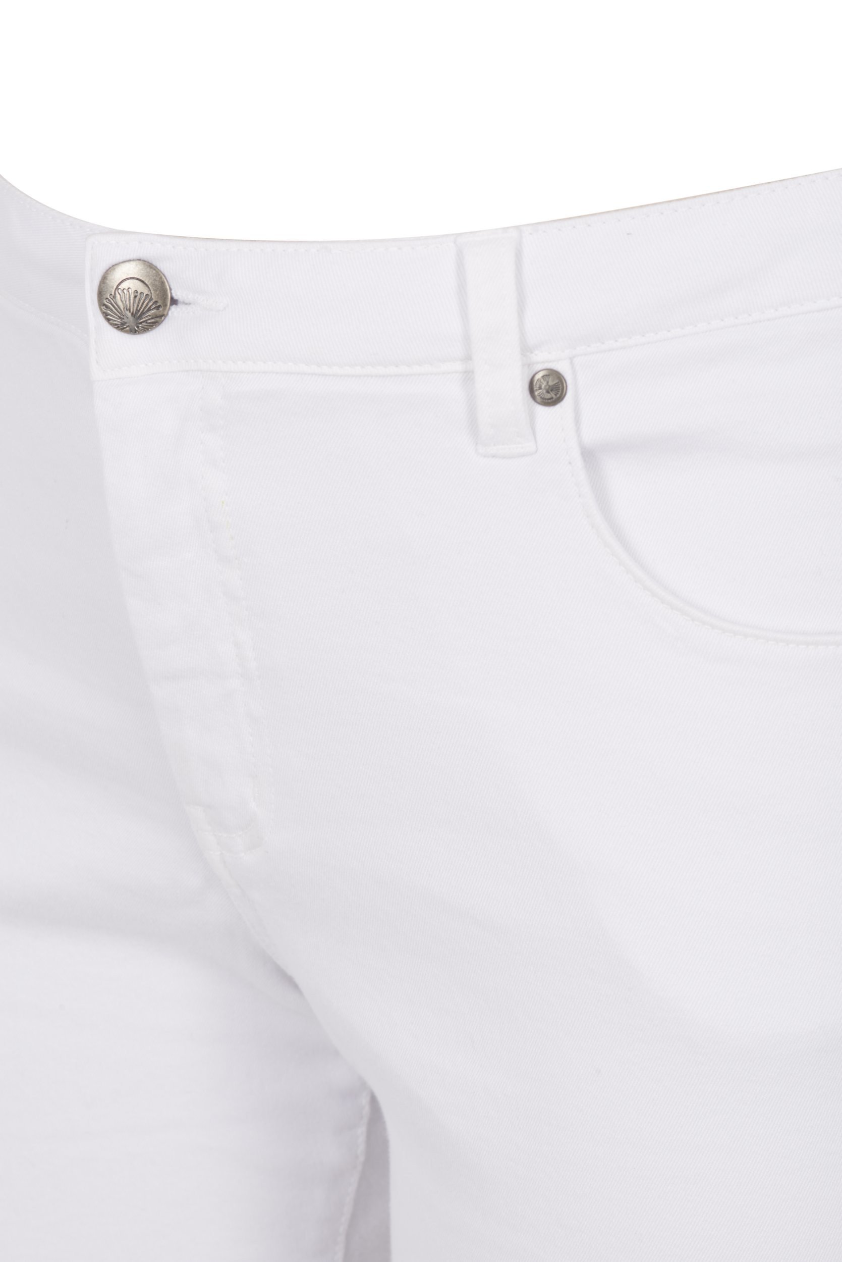 Slim Fit Emily Jeans mit normaler Taille, Br. White, Packshot image number 2