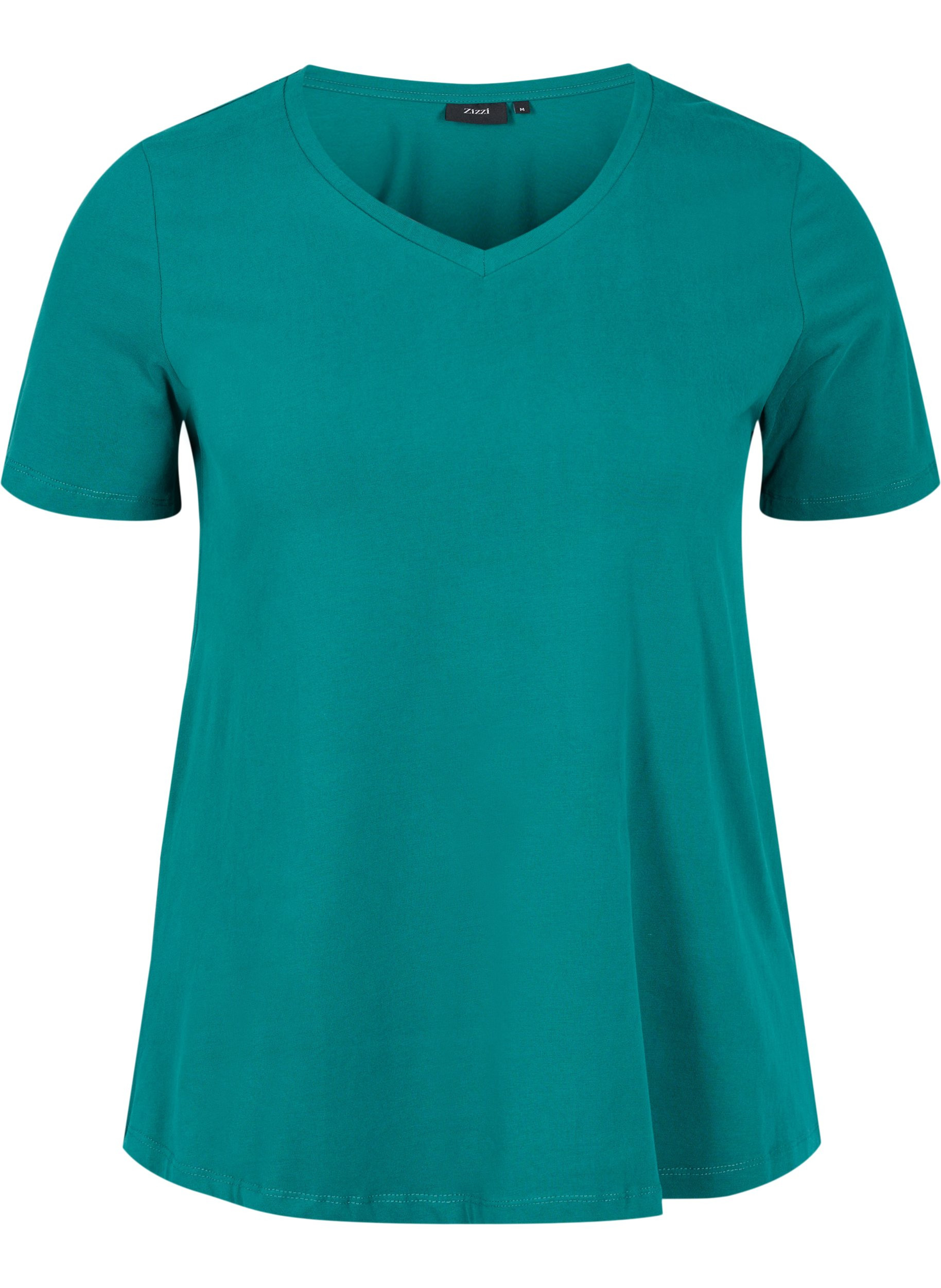 Basic T-Shirt, Teal Green, Packshot image number 0