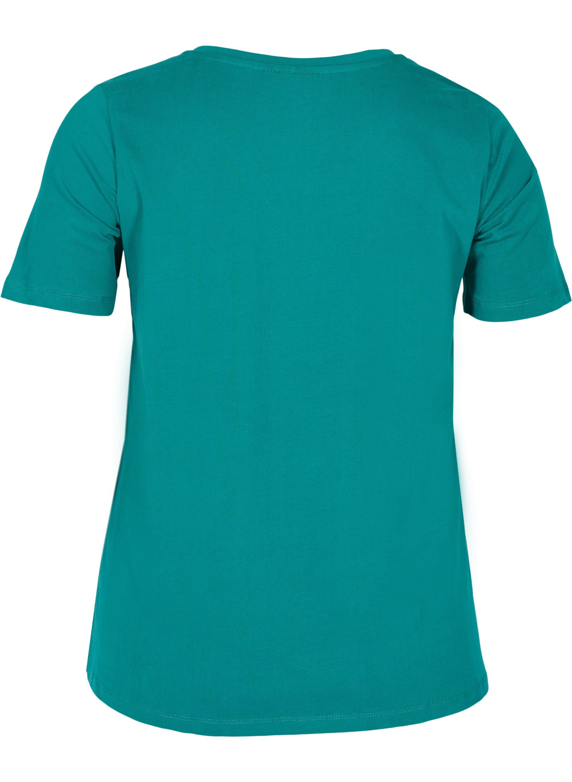 Basic T-Shirt, Teal Green, Packshot image number 1