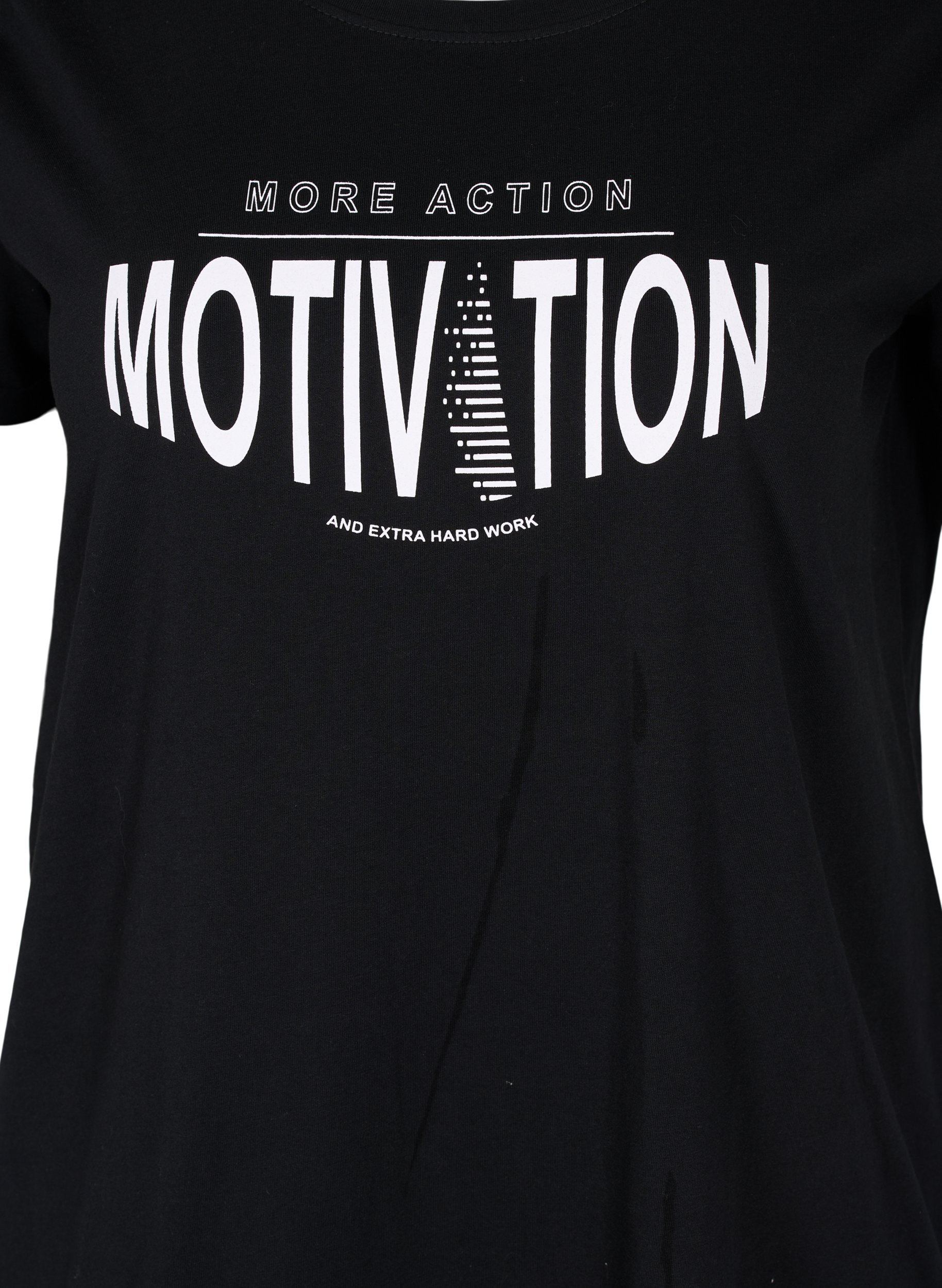 Trainings-T-Shirt mit Print, Black More Action, Packshot image number 2