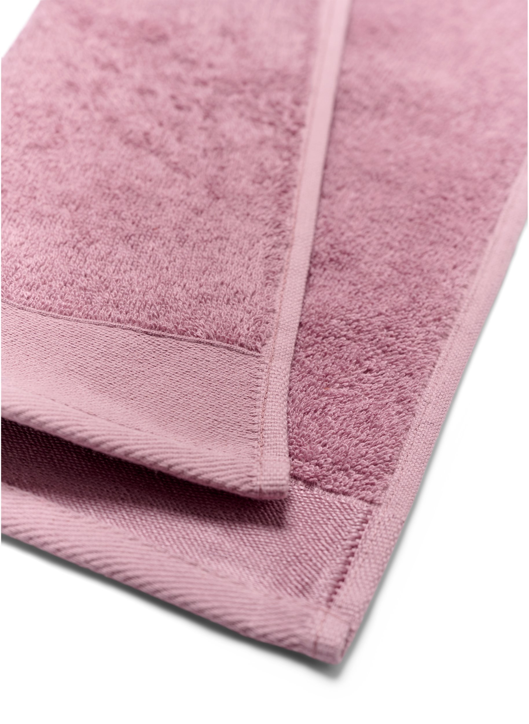 Handtuch aus Baumwoll-Frottee, Deauville Mauve, Packshot image number 2