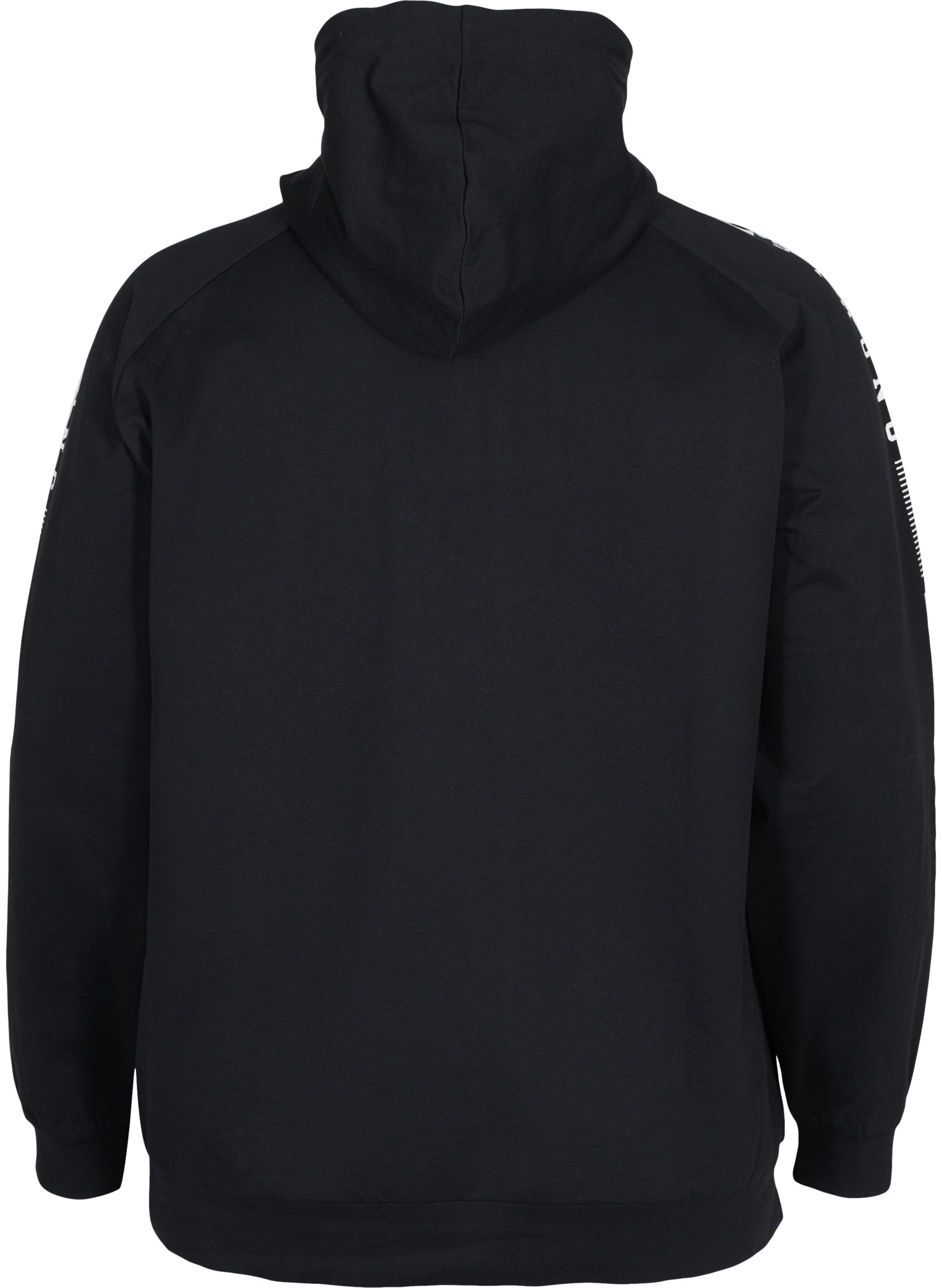 Sweatshirt mit Kapuze und Reißverschluss, Black, Packshot image number 1