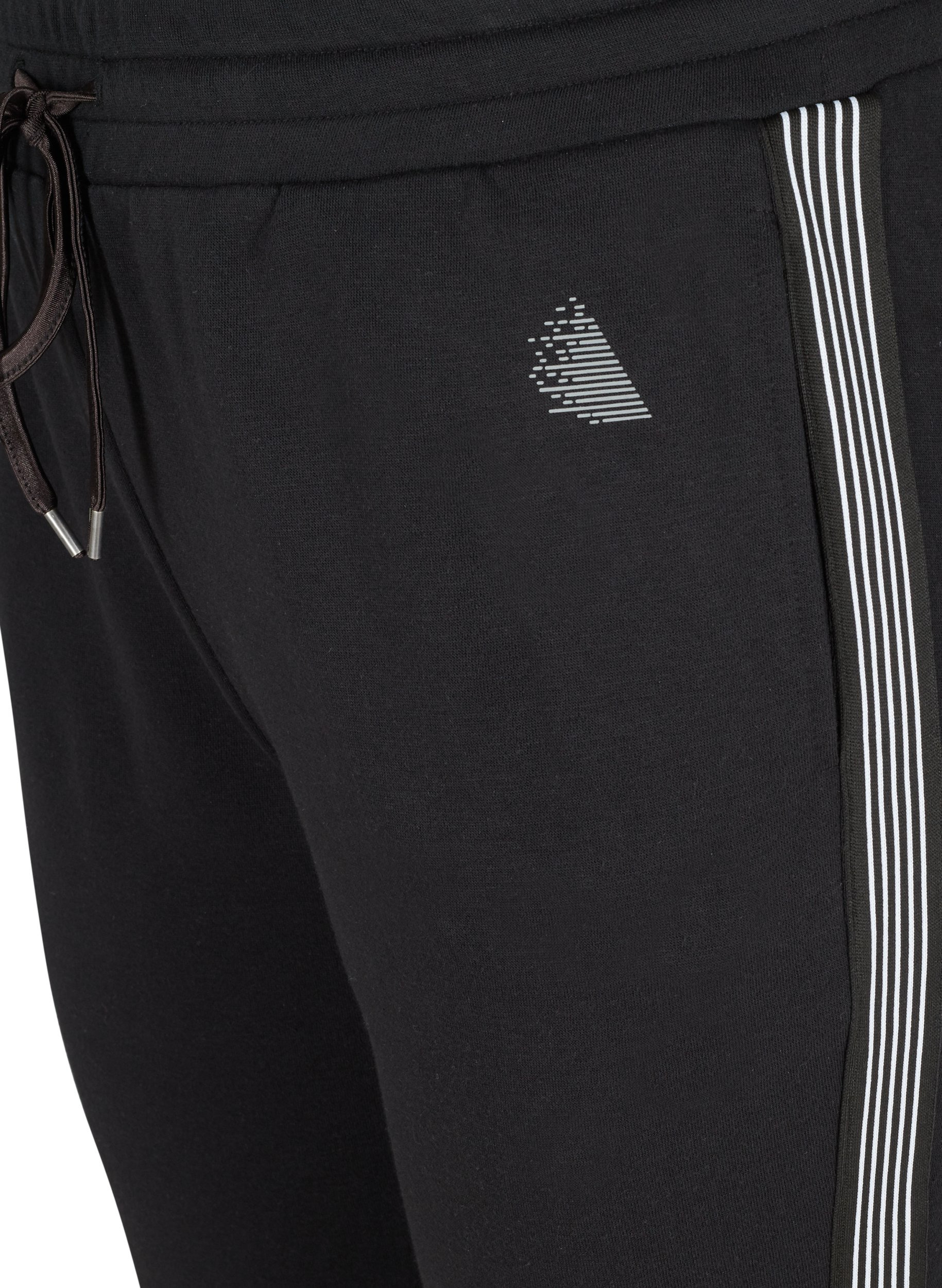Sweatpants mit Schnüren und Taschen, Black, Packshot image number 2