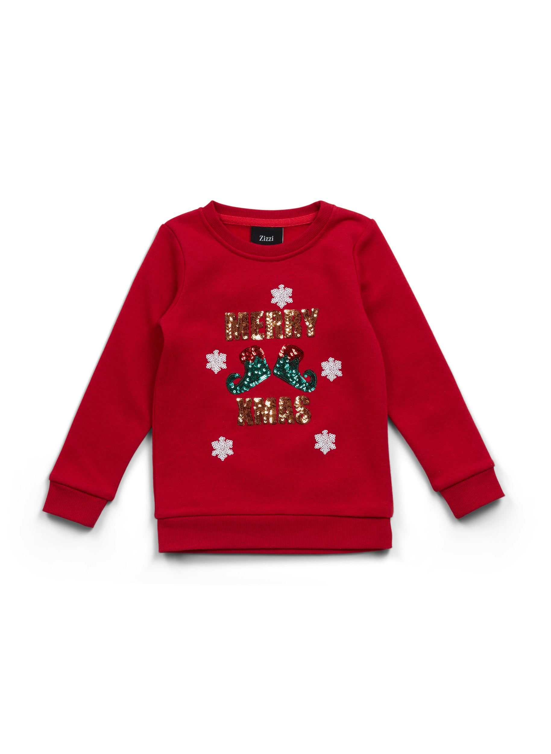 red merry sweatshirt
