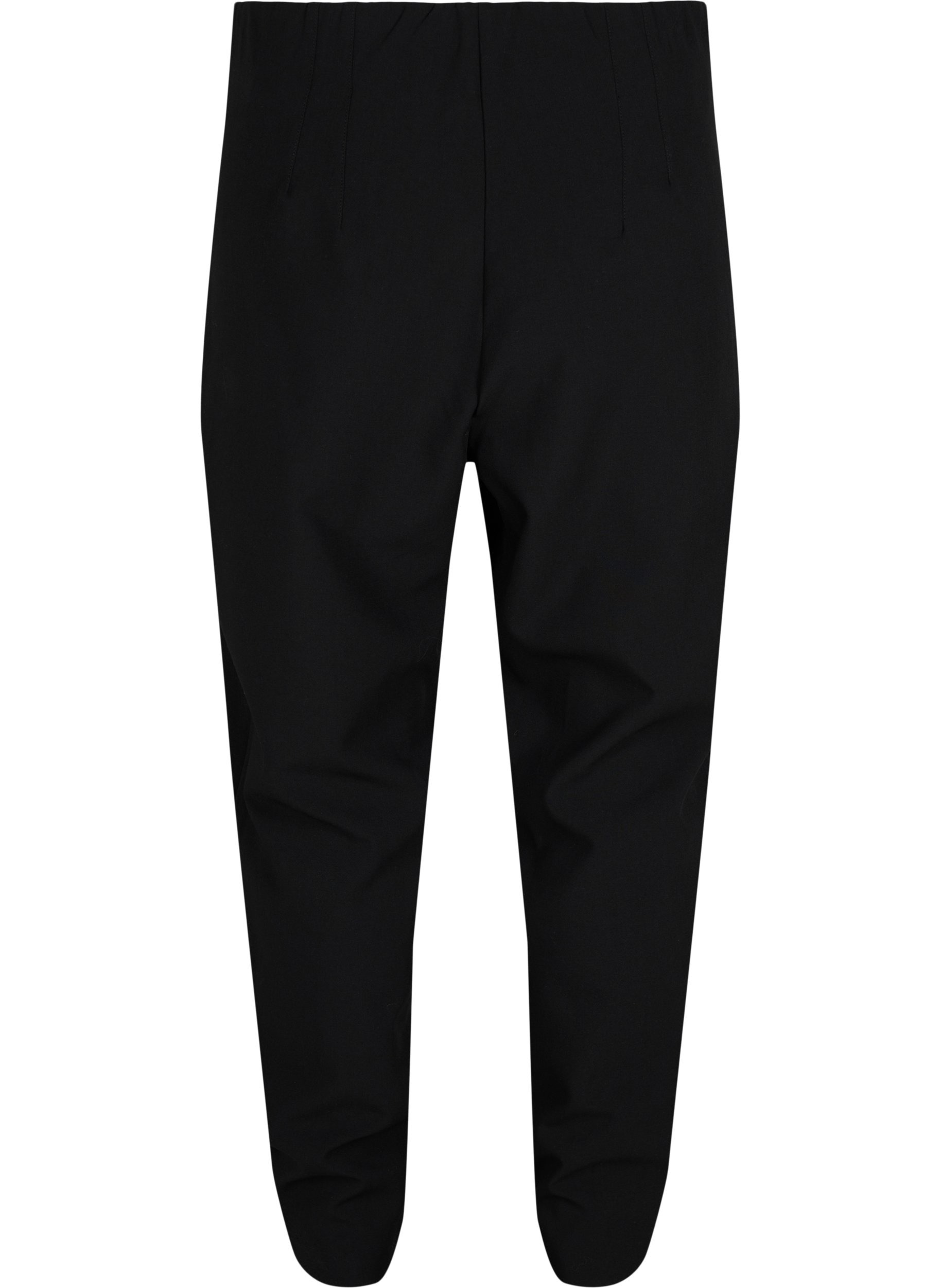 Klassische Hose mit hoher Taille, Black, Packshot image number 1