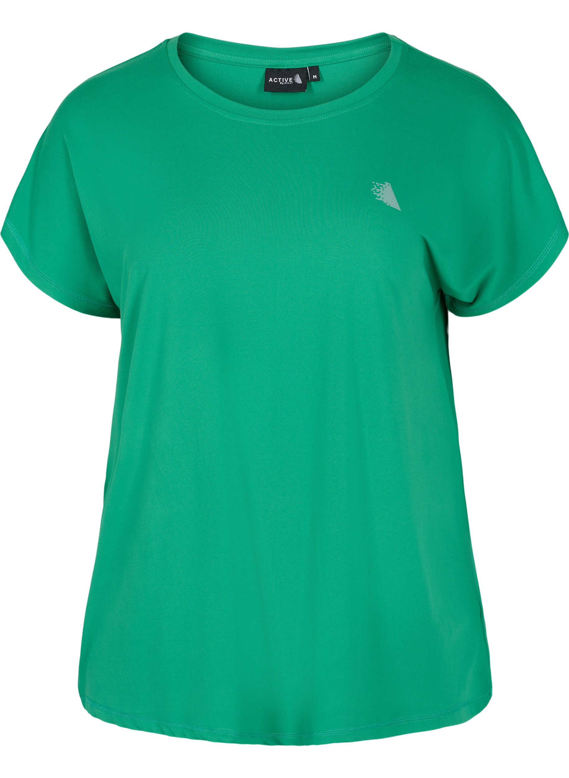 Einfarbiges Trainings-T-Shirt, Jolly Green