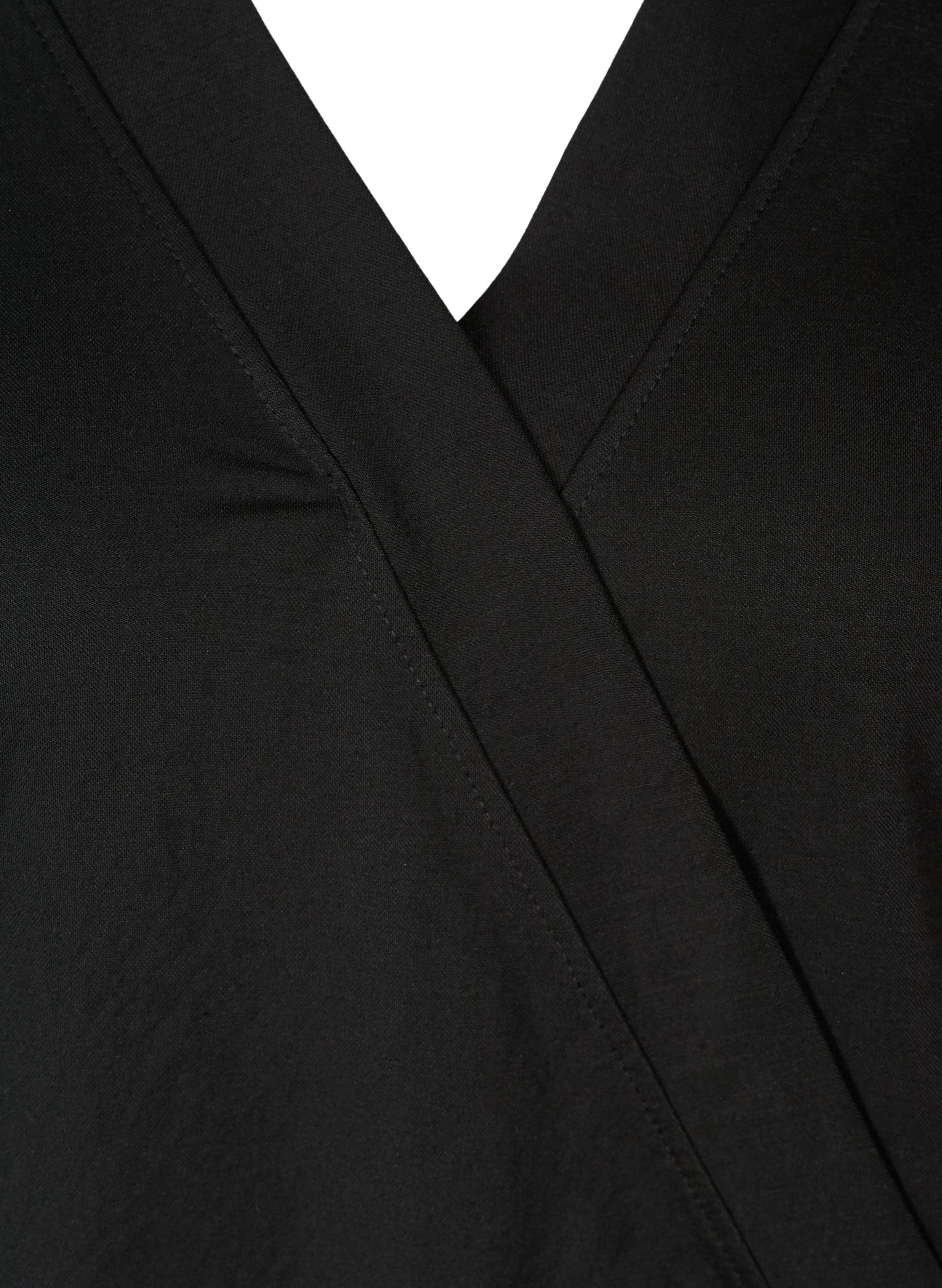 Kurzarm Bluse, Black, Packshot image number 2