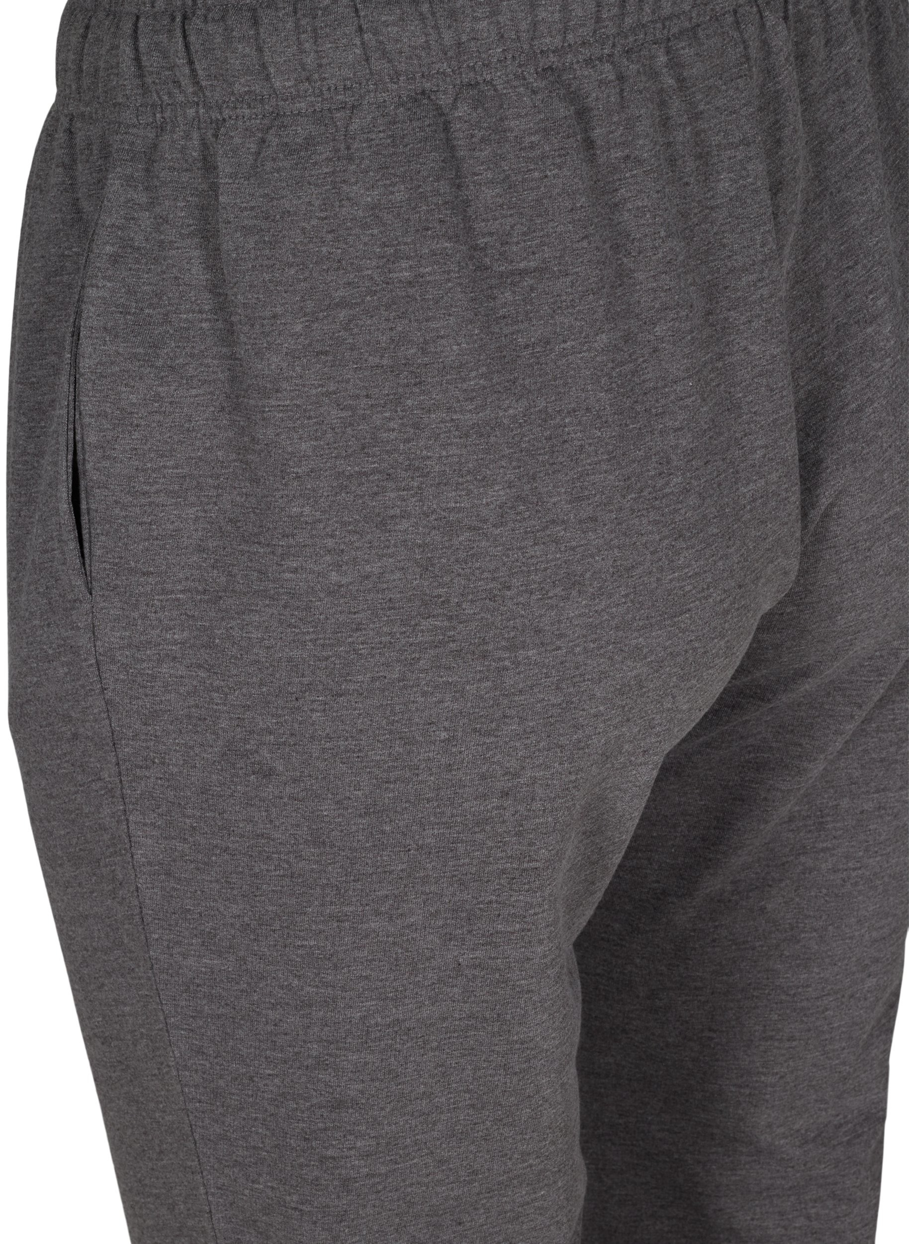 Weite Sweatpants mit Taschen, Dark Grey Melange, Packshot image number 3