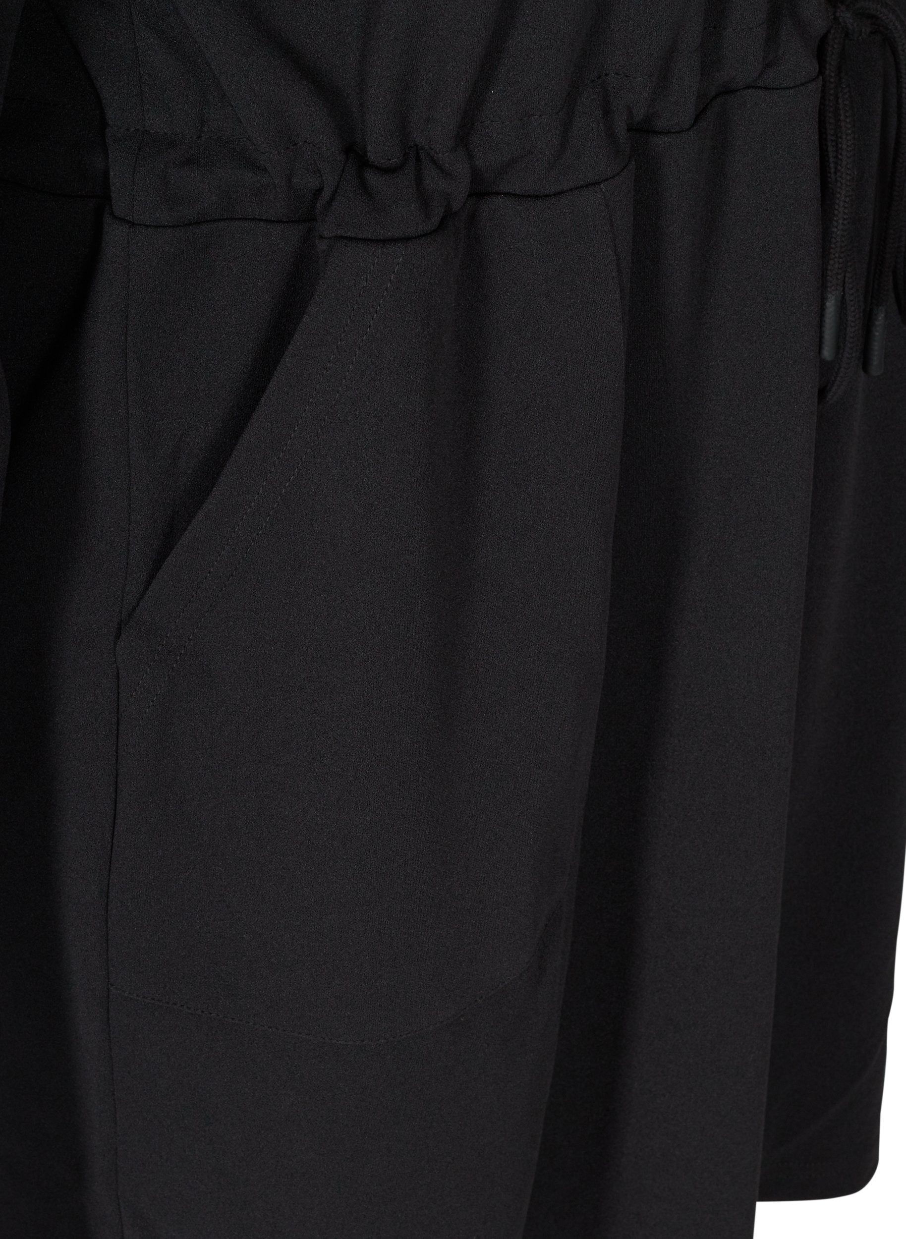 Langarm Tunika mit Taschen, Black, Packshot image number 3