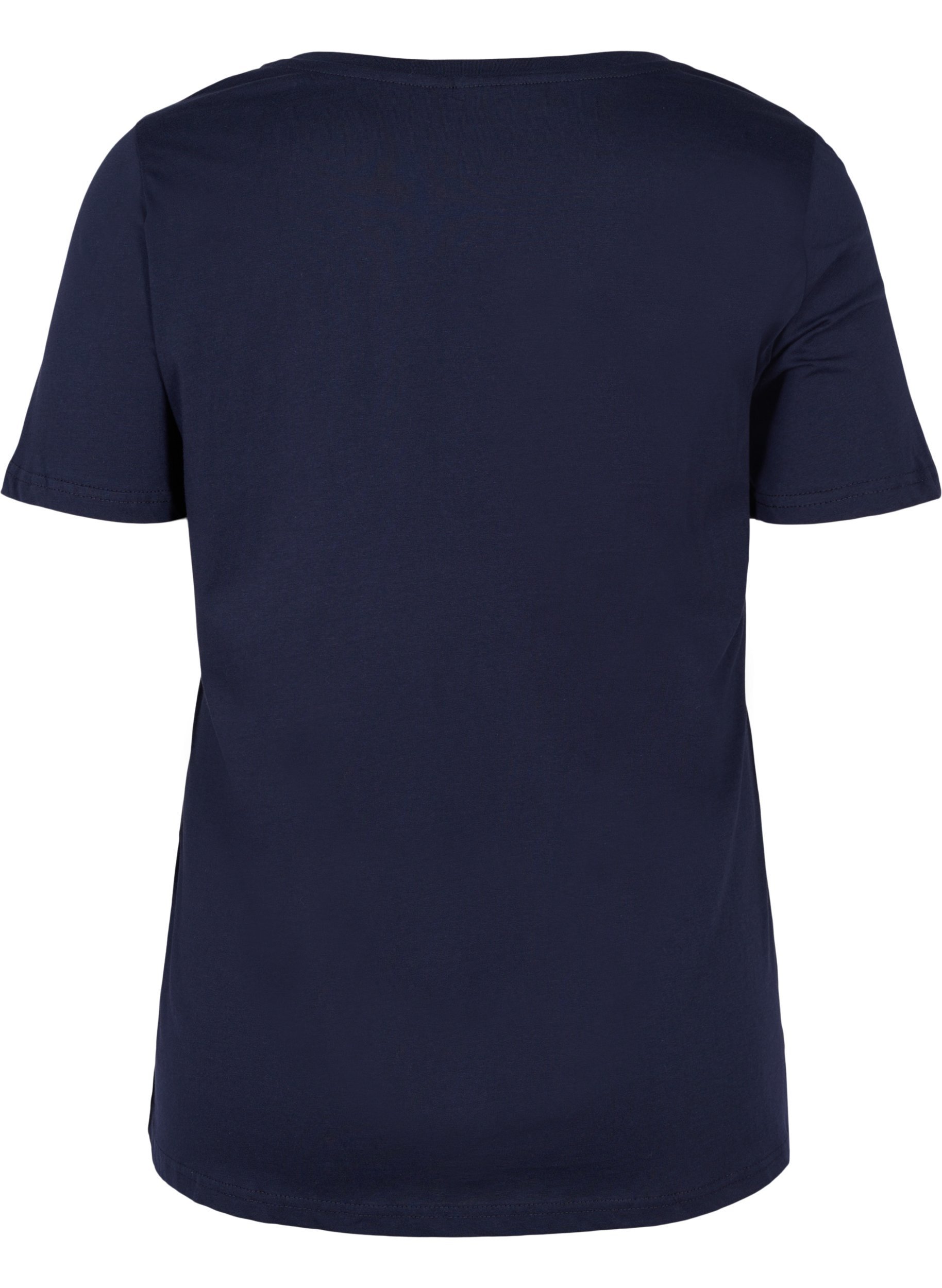 T-Shirt aus Baumwolle mit V-Ausschnitt, Night Sky California, Packshot image number 1