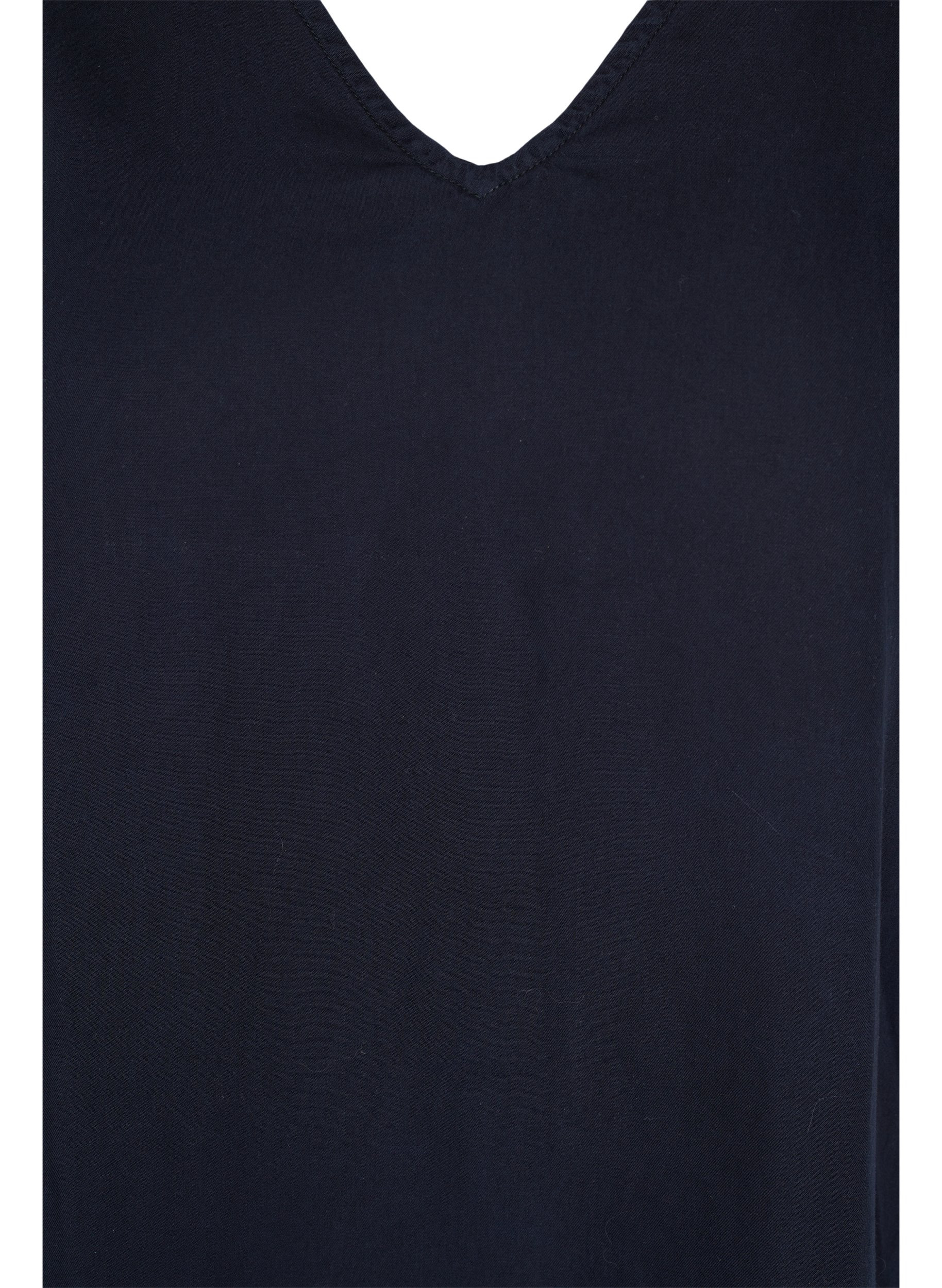 Spencerkleid mit V-Ausschnitt, Black, Packshot image number 2