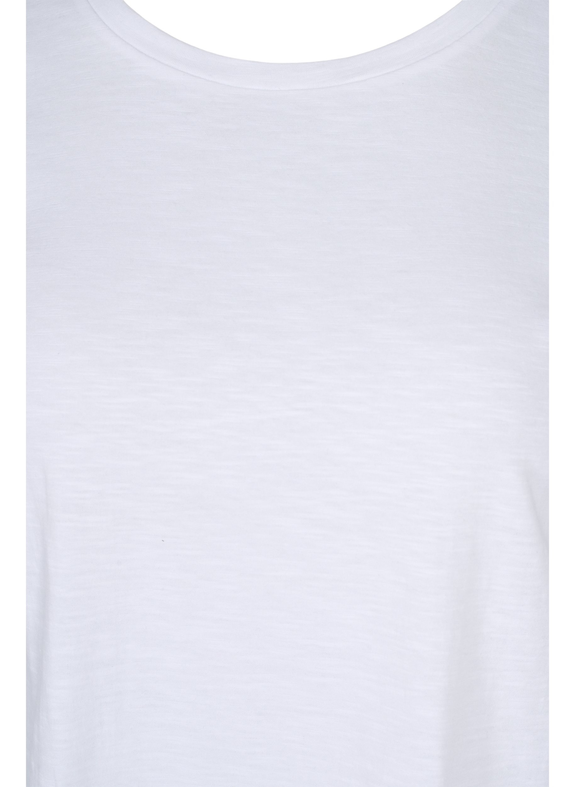 2er-Pack basic T-Shirts aus Baumwolle, Black/B White, Packshot image number 3
