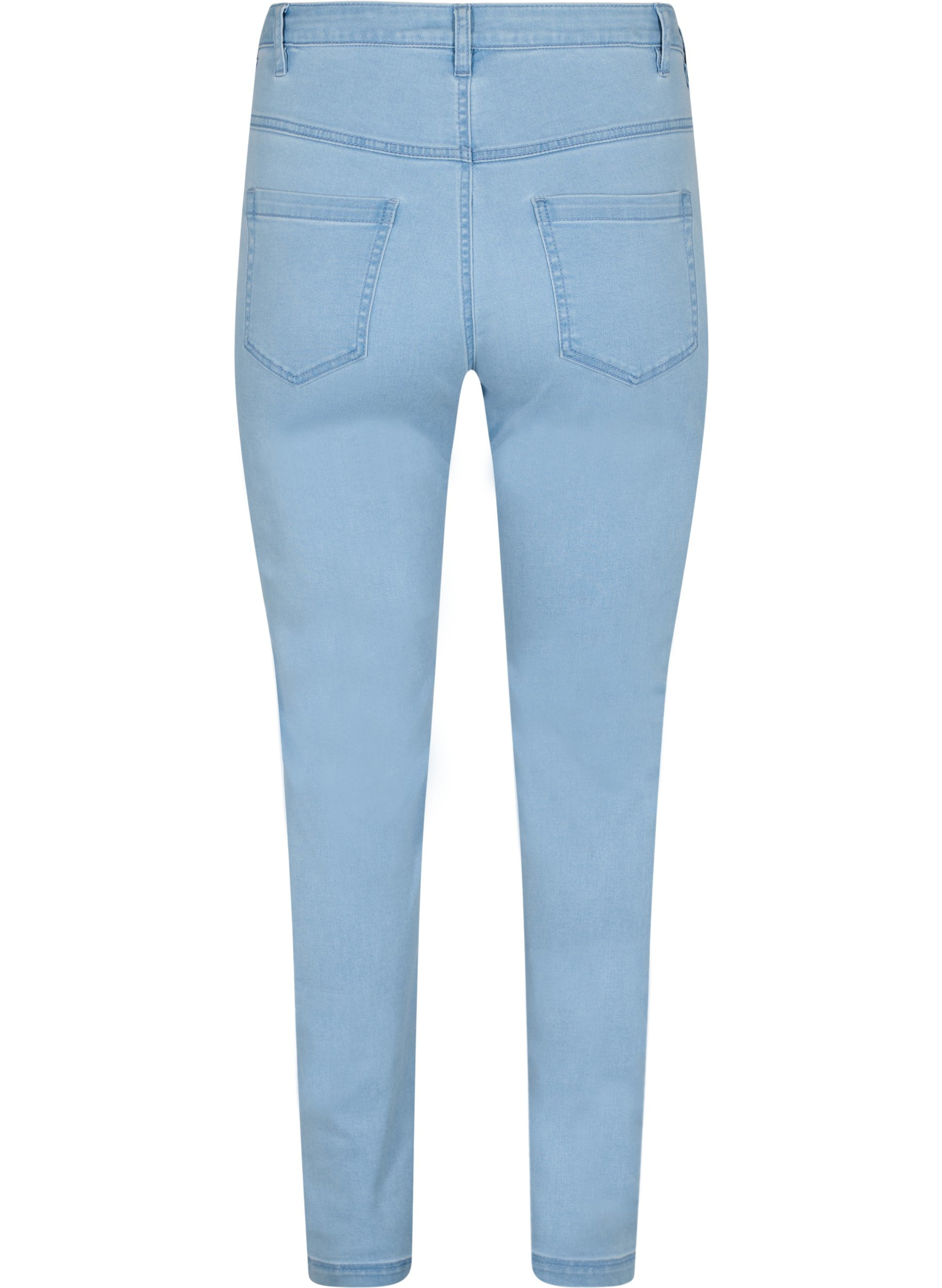 Slim Fit Emily Jeans mit normaler Taille, Ex Lt Blue, Packshot image number 1