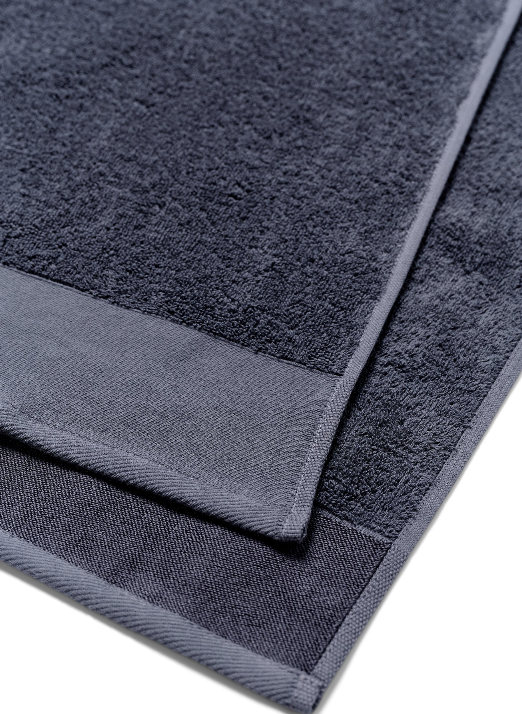 Handtuch aus Baumwoll-Frottee, Graphite, Packshot image number 3