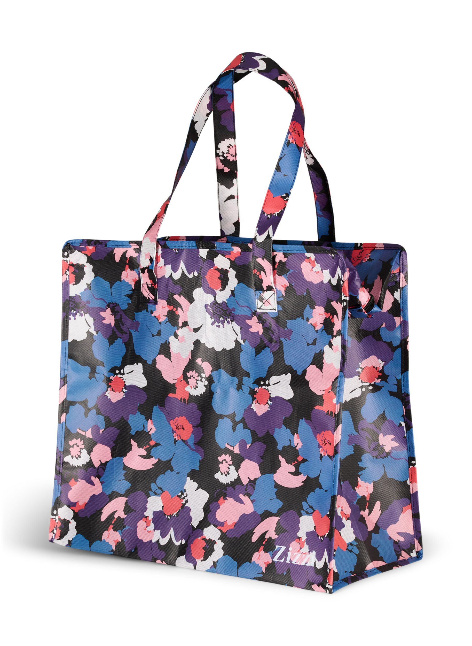 Einkaufstasche mit Reißverschluss, Key Largo Flower AOP, Packshot image number 1